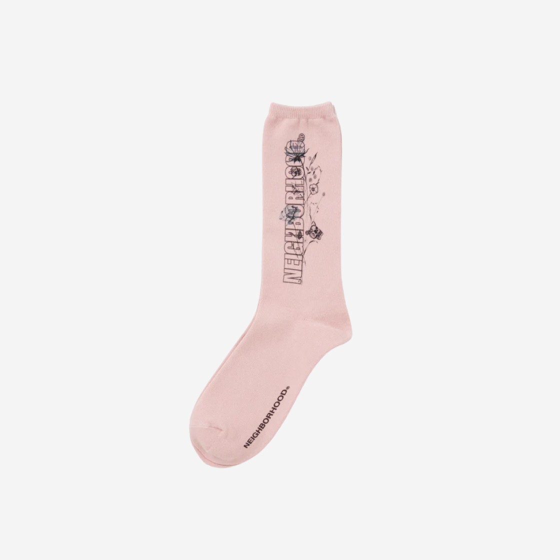 Neighborhood x Dr. Woo Socks Pink 상세 이미지 1