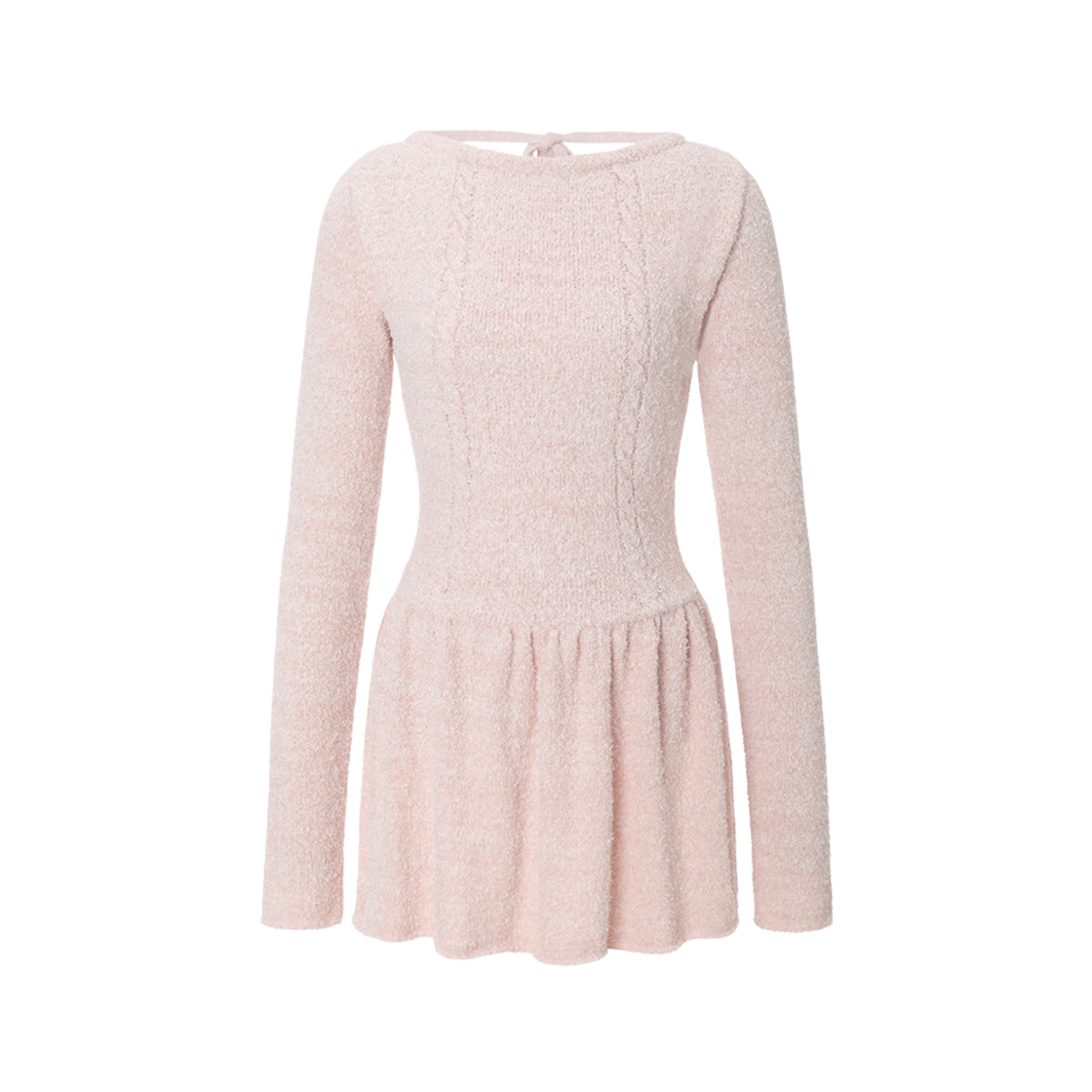 ☆韓国の人気☆【THREETIMES】☆Sandy boucle dres.s☆ W) 쓰리타임즈 샌디 부클 드레스 그레이 | Threetimes | KREAM