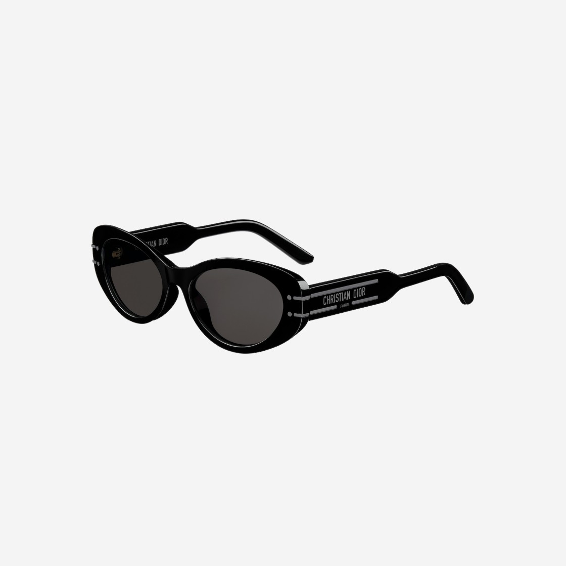 (W) Dior Diorsignature B8U Black Oval Sunglasses 상세 이미지 2