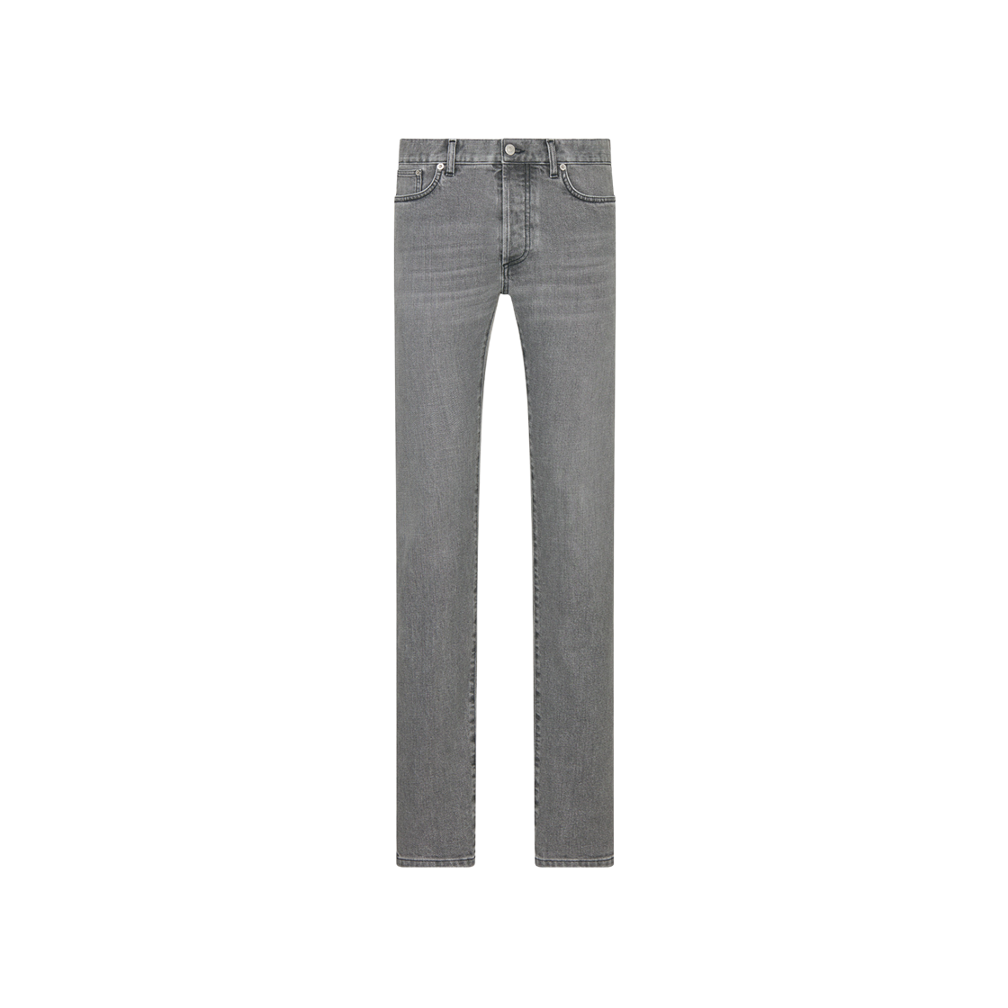 Dior Long Slim-Fit Jeans Gray Blend Twill 상세 이미지 1