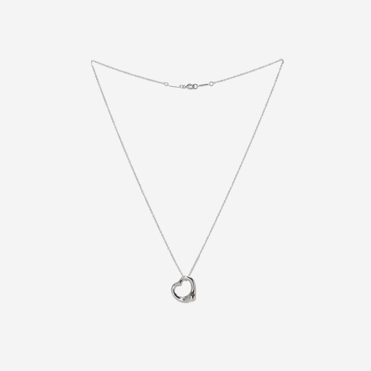 Tiffany & Co. Elsa Peretti Open Heart Pendant 16mm Silver