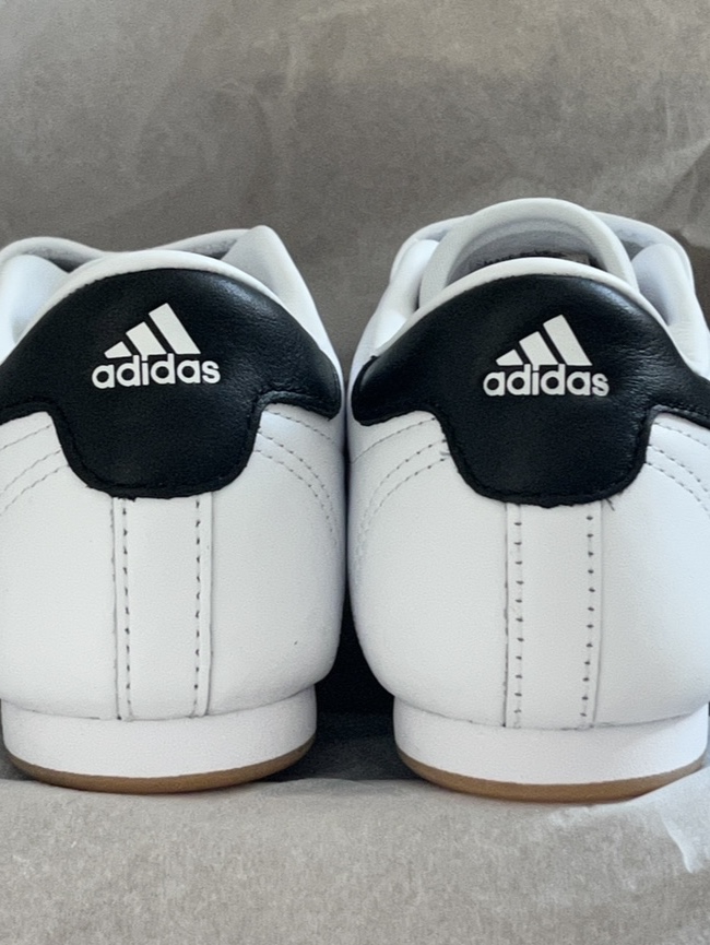 (W) Adidas Taekwondo Cloud White Core Black 착용 스타일 - 2