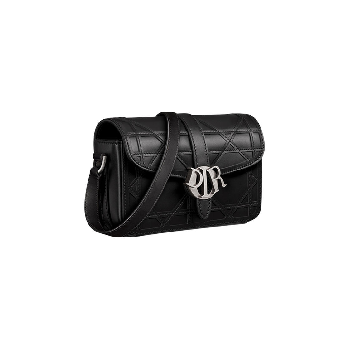 Dior Mini Dior Charm Bag Black Cosmo Leather 상세 이미지 3