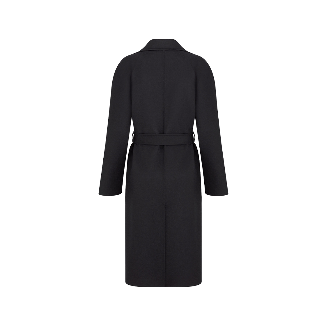 (W) Dior Coat With Belt Black Double Sided Technical Wool Felt 상세 이미지 2