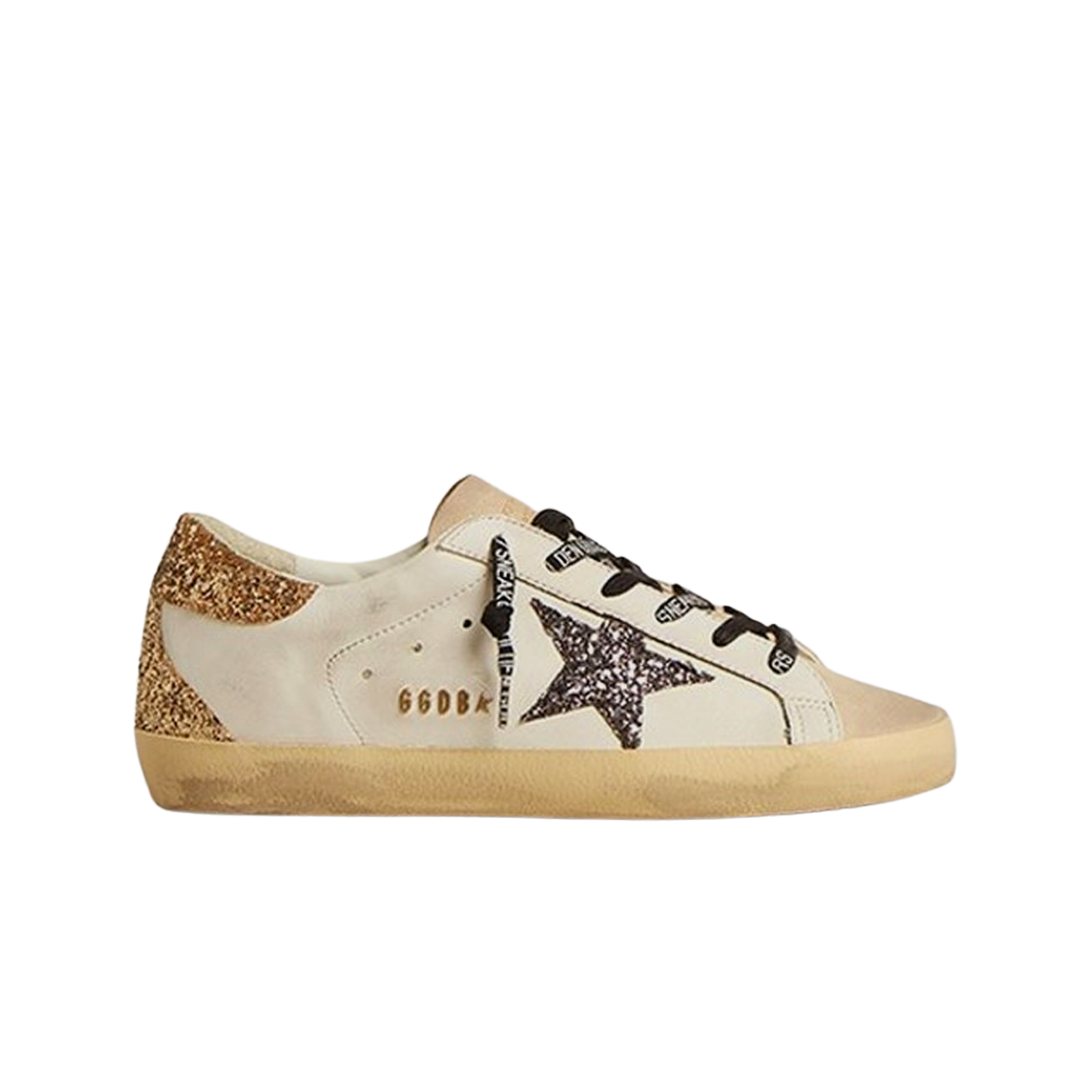 (W) 골든구스 슈퍼스타 화이트 골드 글리터((W) Golden Goose Superstar White Gold Glitter)