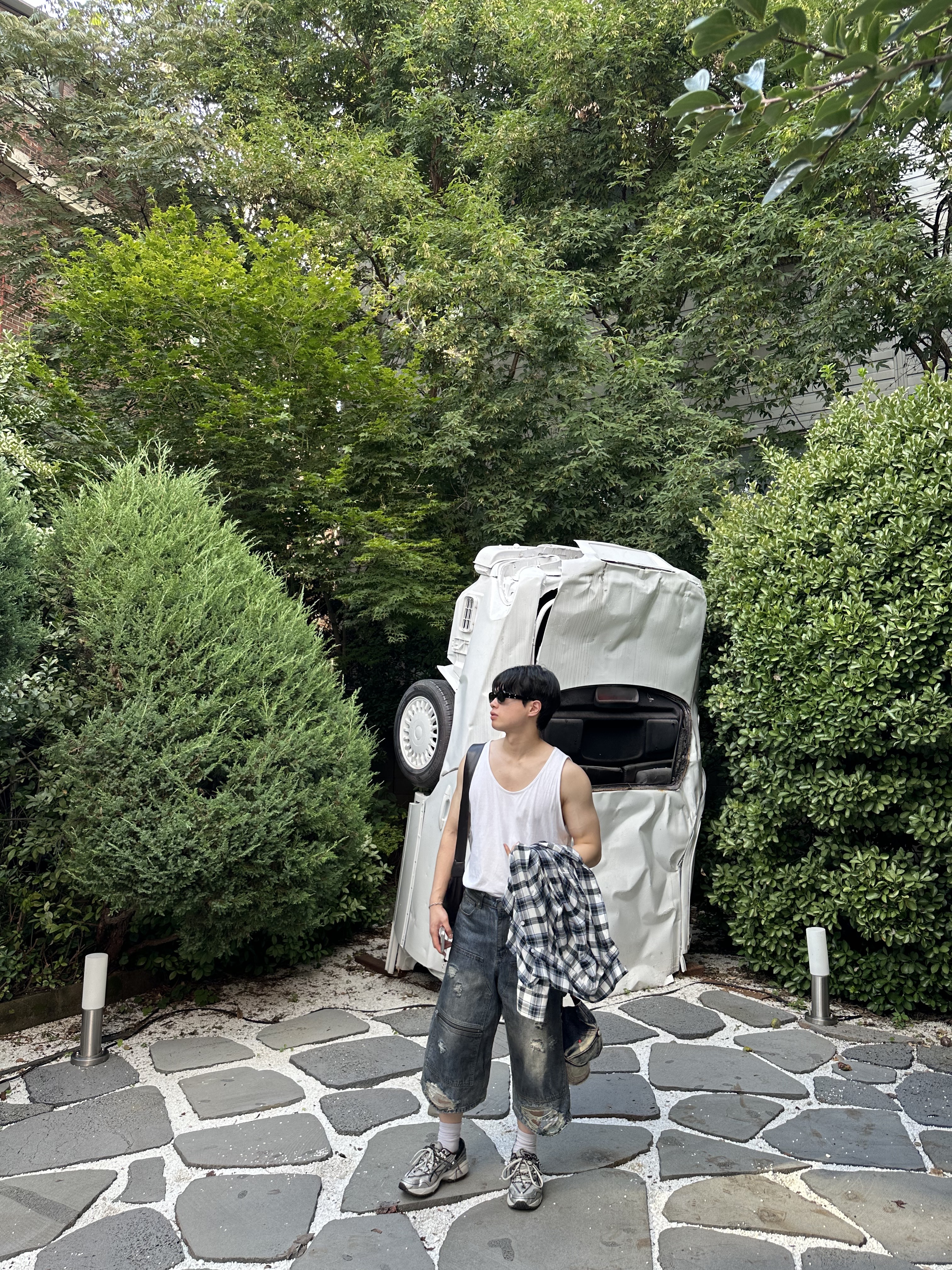 Asics x Andersson Bell Gel-1090 Glacier Grey Silver, Diesel C-Seymon Treated Denim Baseball Cap Blue White ์ฐฉ์ฉ ์คํ์ผ - 4