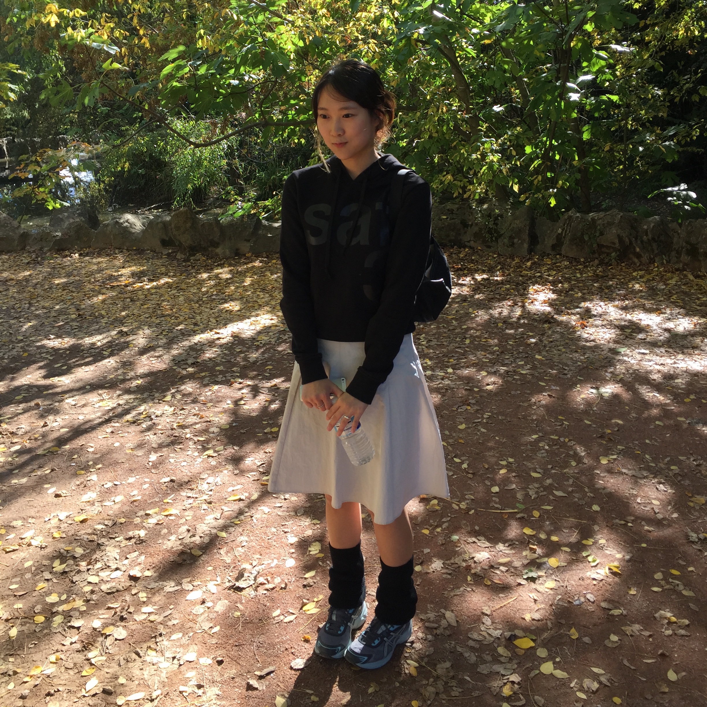 [KREAM 단독] Safarispot Women 1/2 Basic Safari Hoodie Black, Asics UB2-S Gel-1130 Metropolis Lichen Rock 착용 스타일 - 1