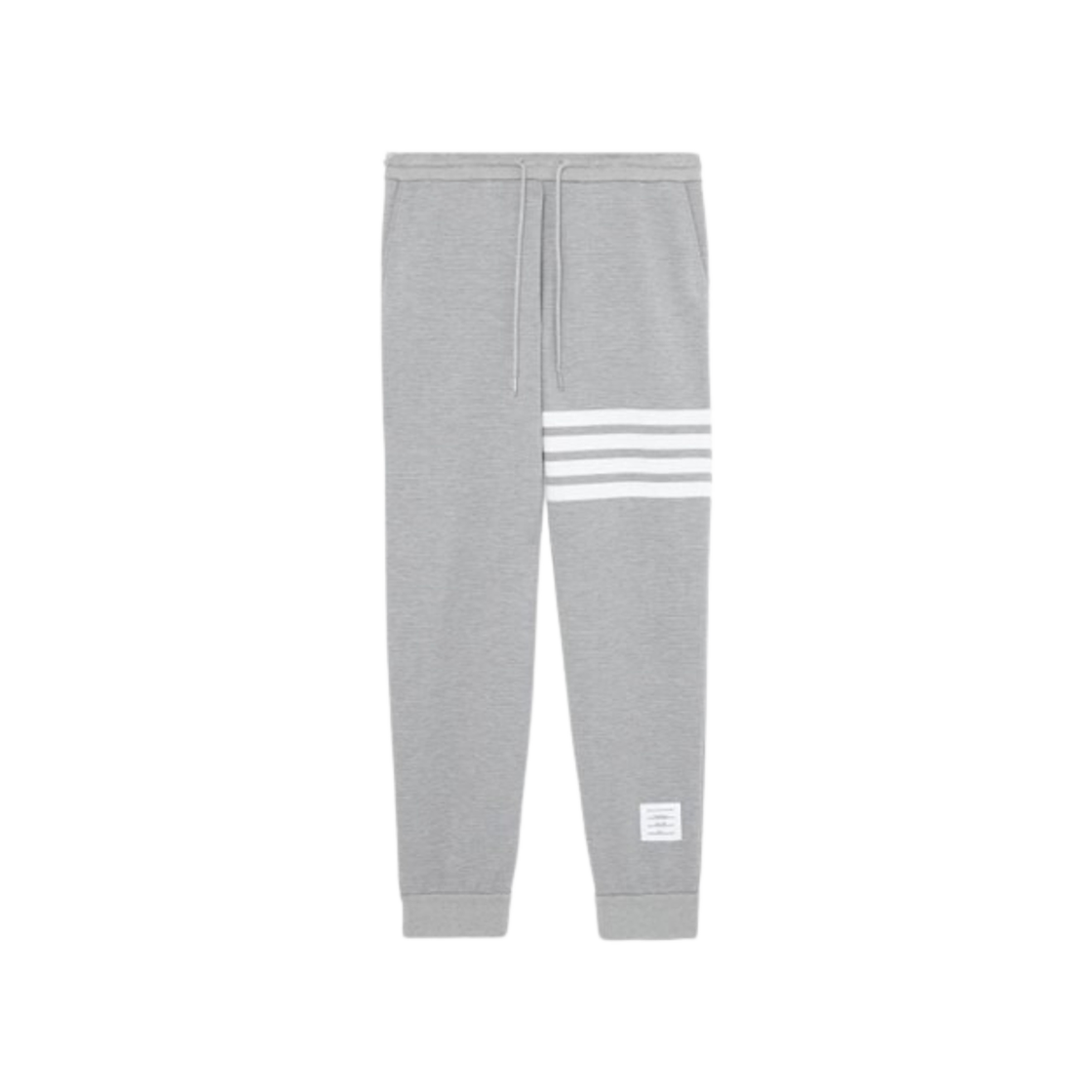 (W) Thom Browne Ottoman Rib 4-Bar Sweatpants Light Grey 상세 이미지 1