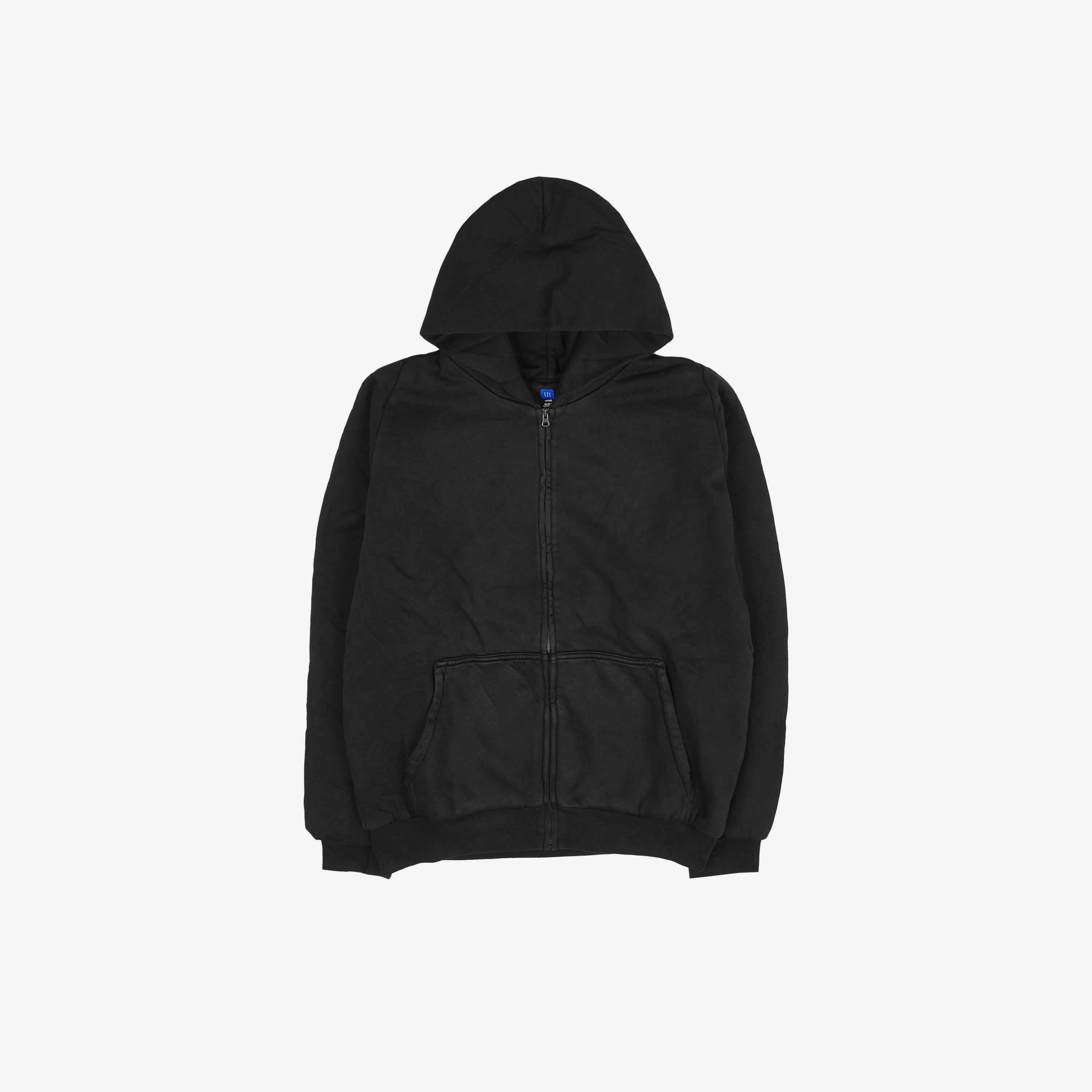 이지 YZY 집업 후드 블랙(Yeezy YZY Zip-Up Hoodie Black)