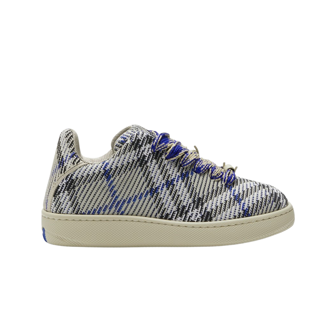 8088494 (W) Burberry Check Knitted Box Sneakers Liken