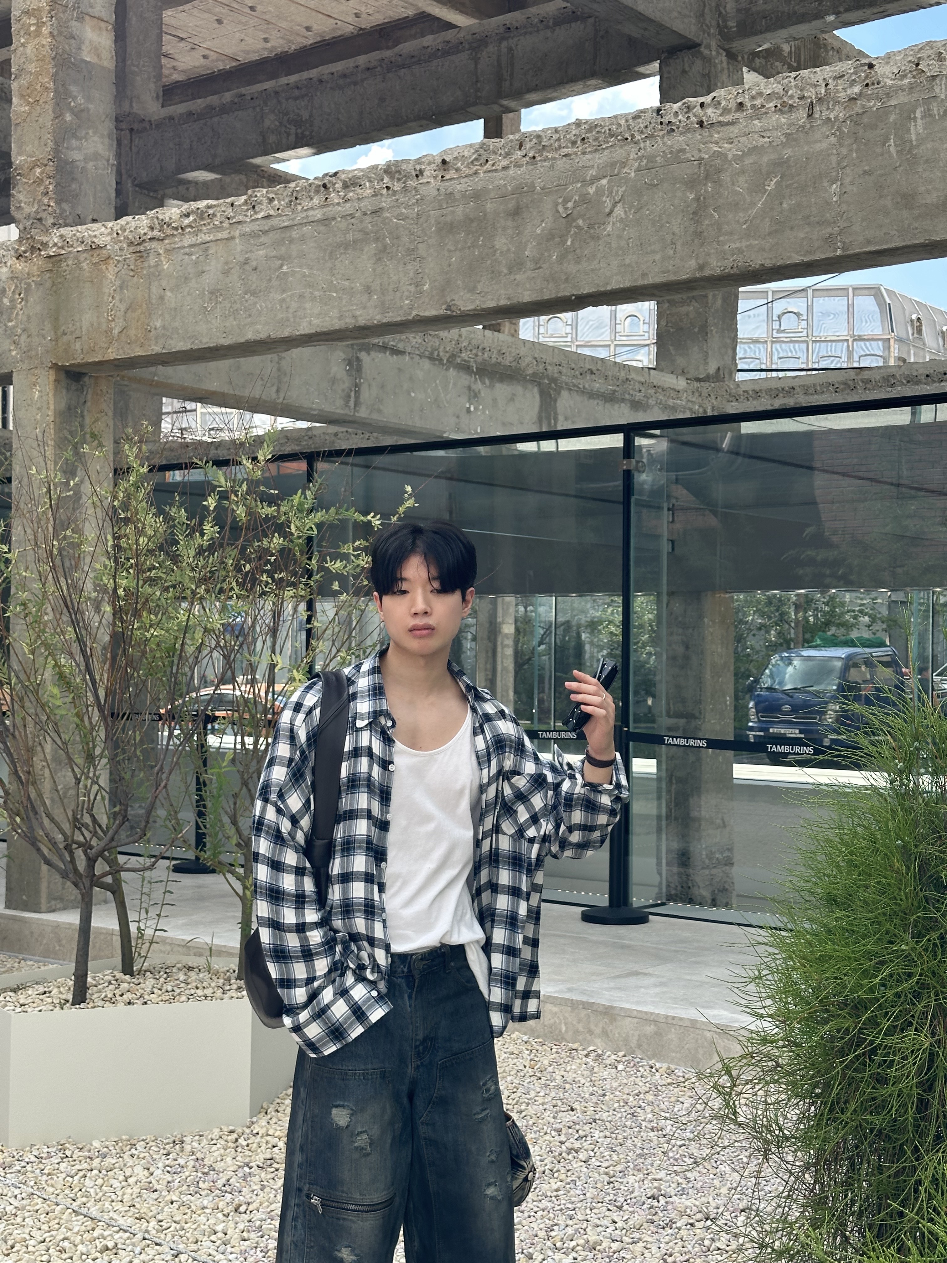 Asics x Andersson Bell Gel-1090 Glacier Grey Silver, Diesel C-Seymon Treated Denim Baseball Cap Blue White ์ฐฉ์ฉ ์คํ์ผ - 2