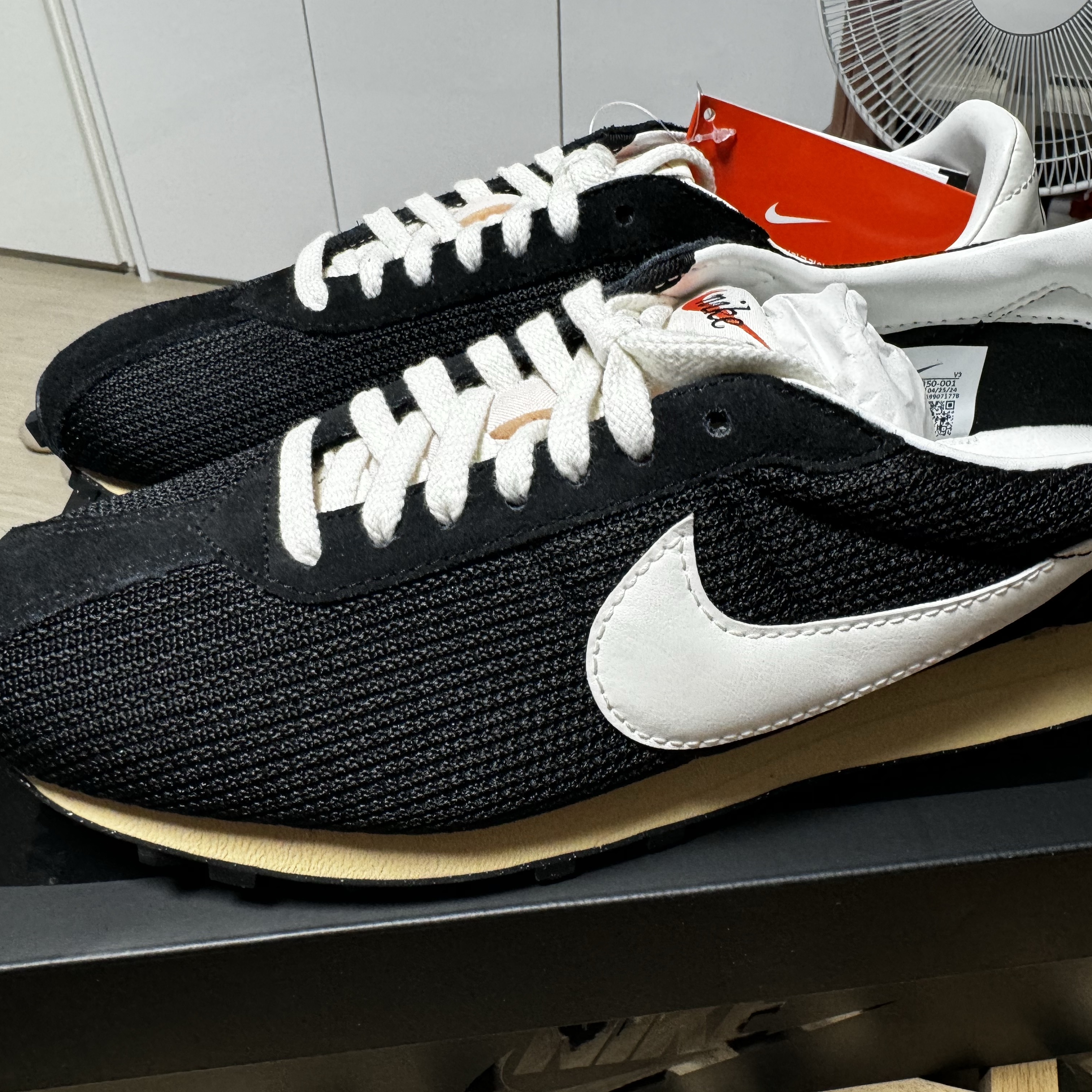 Nike LD-1000 SP Black and Sail 착용 스타일 - 4