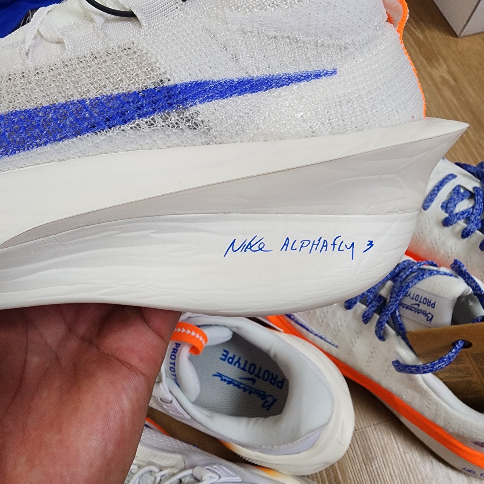 Nike Air Zoom Alphafly Next% 3 Blueprint 착용 스타일 - 4