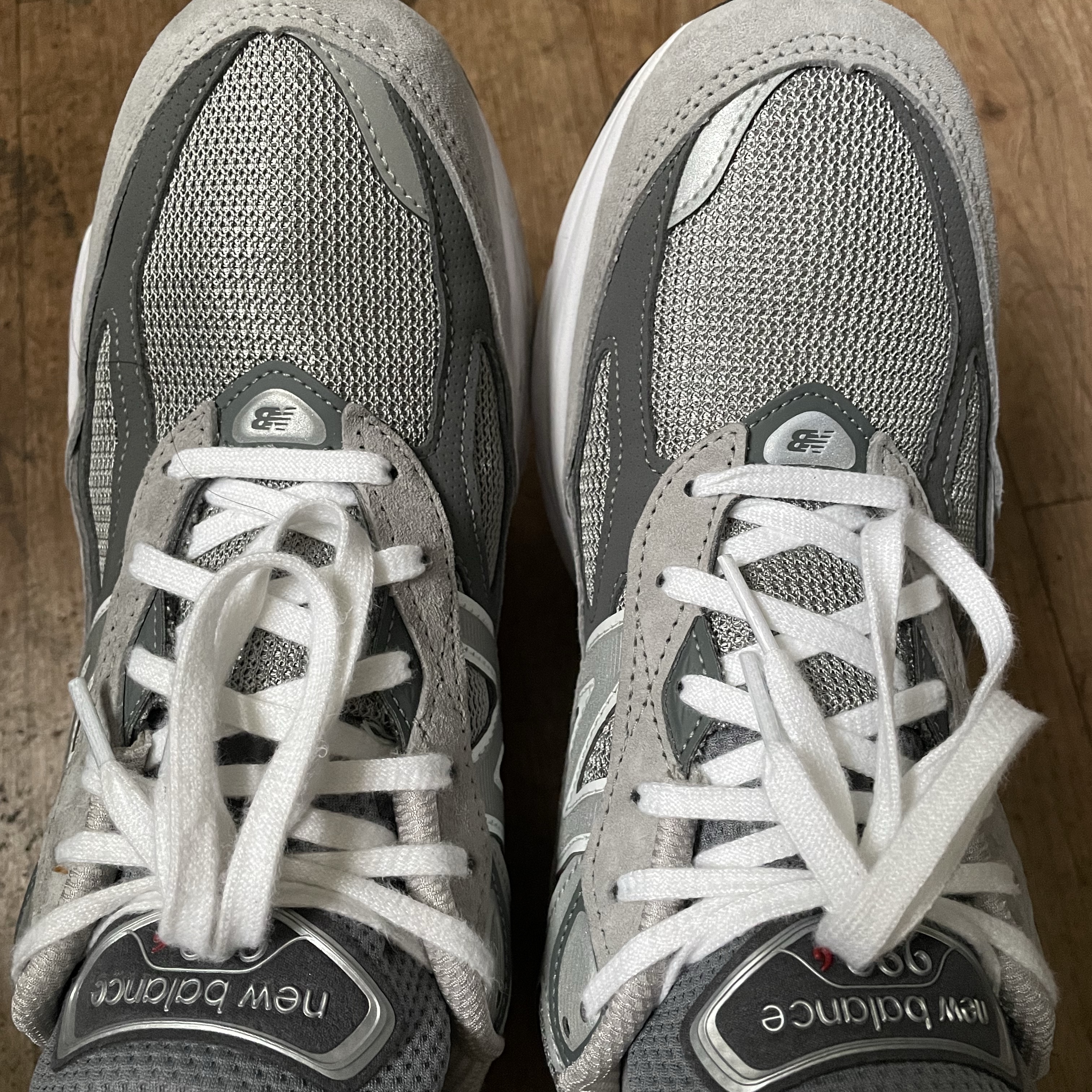 New Balance 990v6 Made in USA Grey - D Standard 착용 스타일