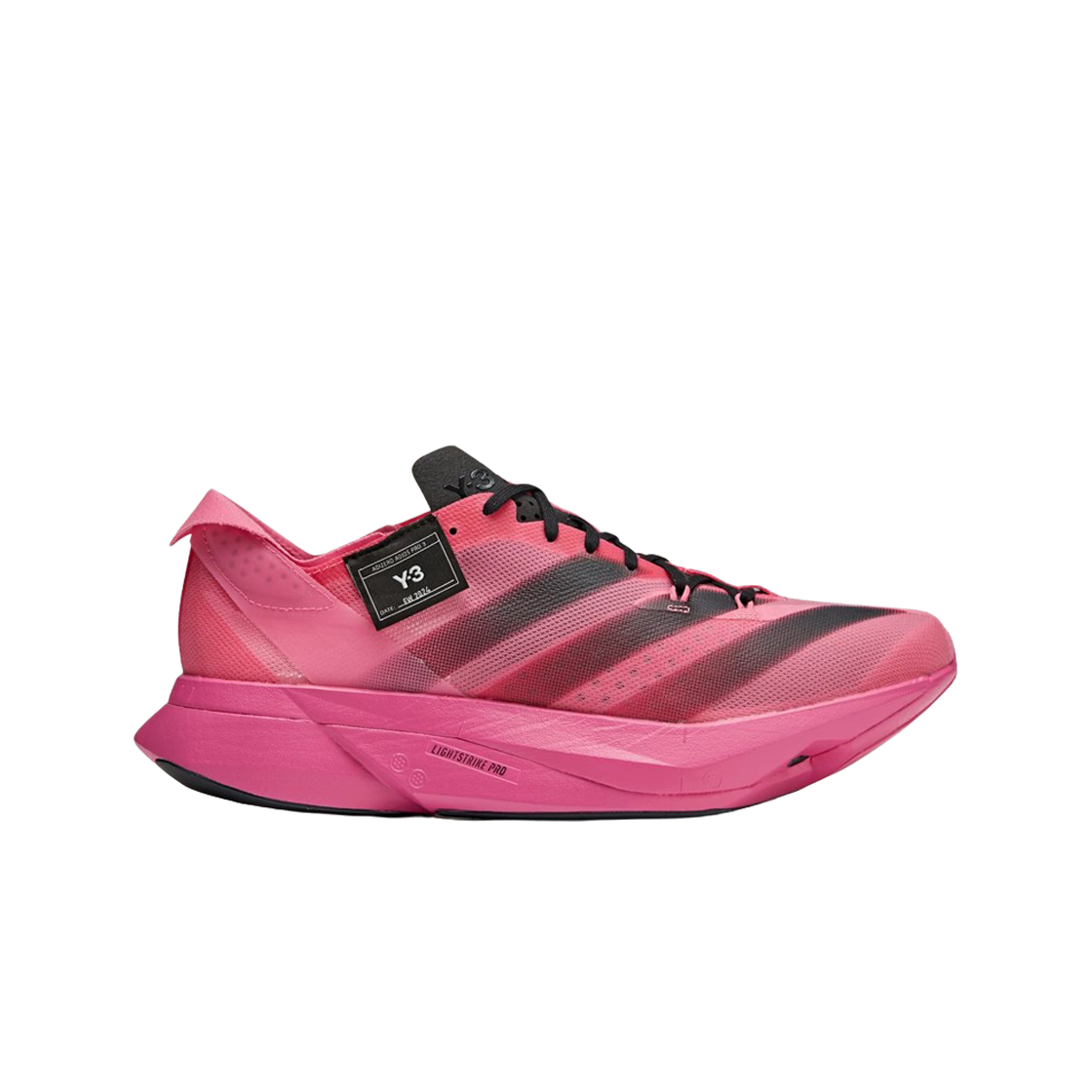 Y-3 아디오스 프로 3.0 세미 솔라 핑크 코어 블랙(Y-3 Adios Pro 3.0 Semi Solar Pink Core Black)