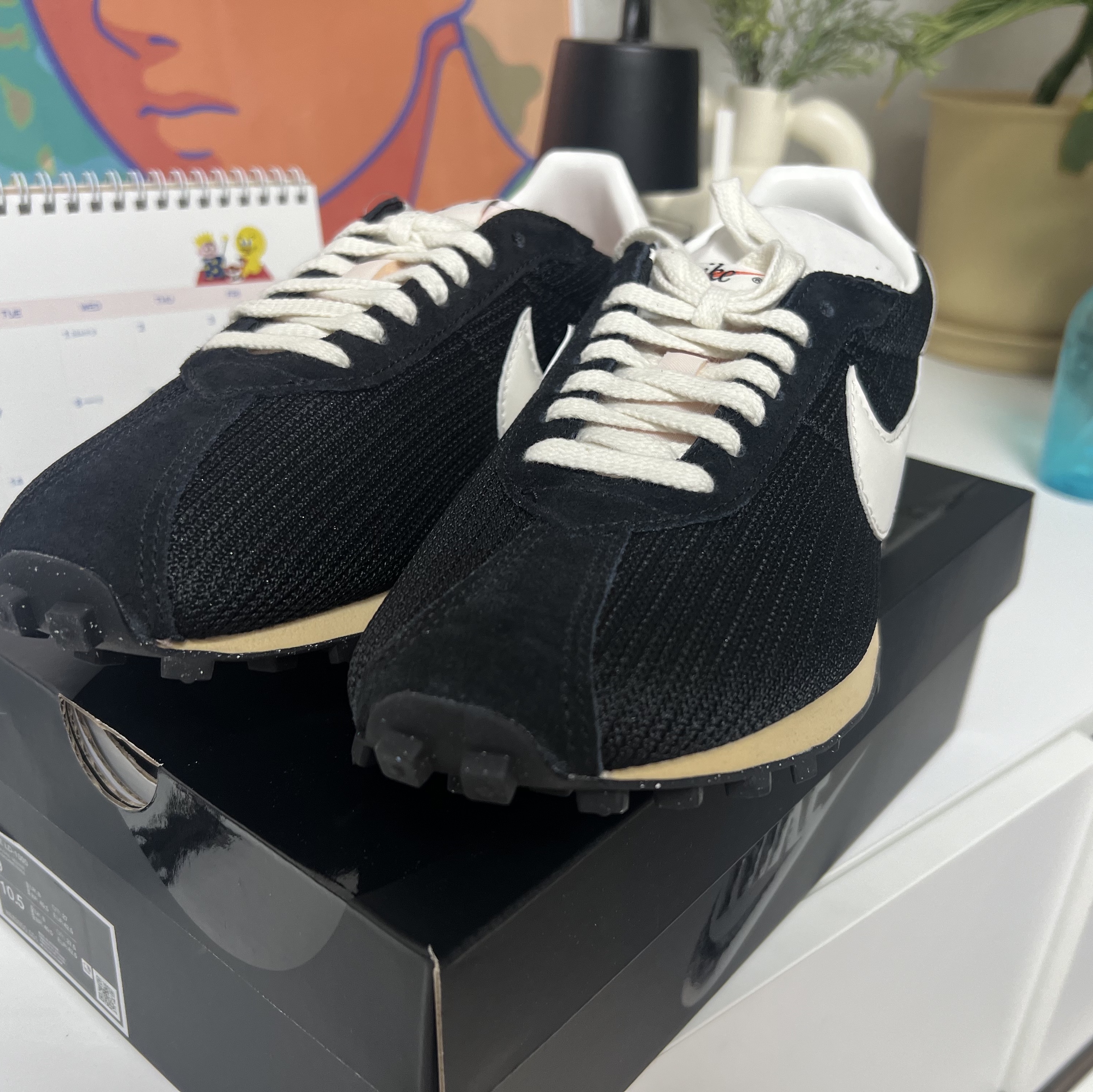 Nike LD-1000 SP Black and Sail 착용 스타일 - 2