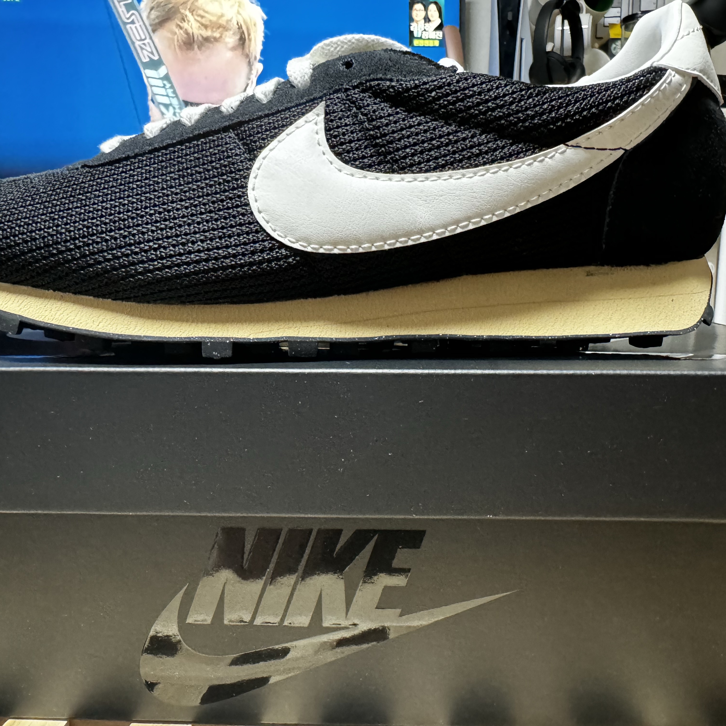 Nike LD-1000 SP Black and Sail 착용 스타일 - 2