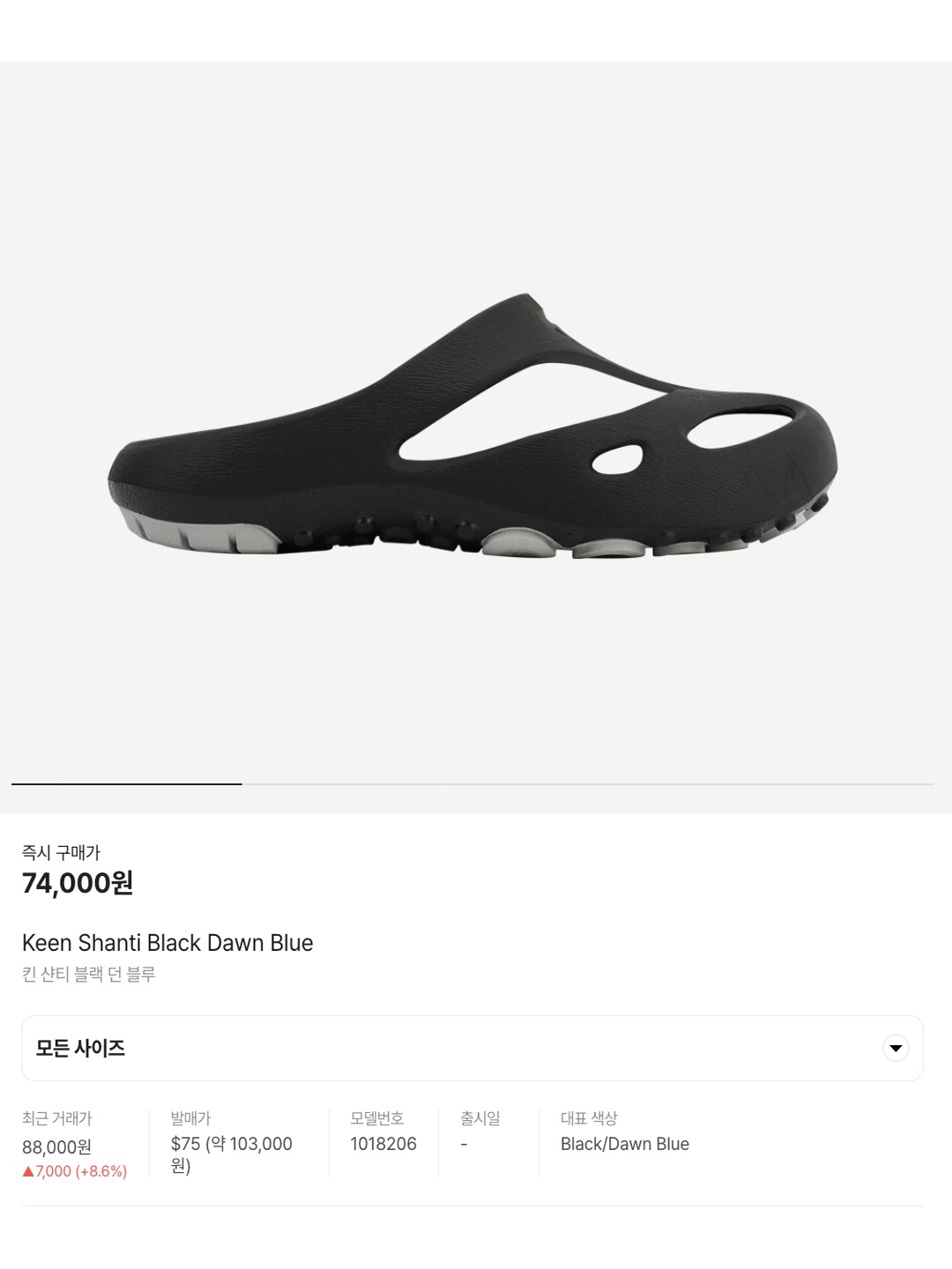 Keen Shanti Black Dawn Blue, Keen Uneek II Slide Cathay Spice Black 착용 스타일 - 6