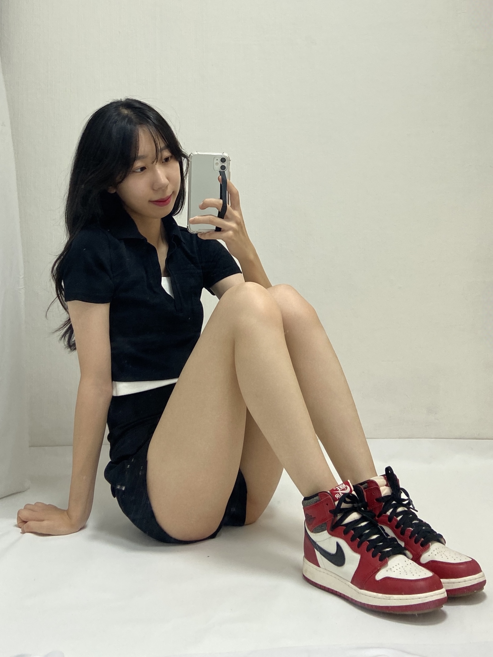 Nike x Stussy Air Penny II Rattan and Limestone, Jordan 1 Retro High OG Chicago 2022 착용 스타일 - 3
