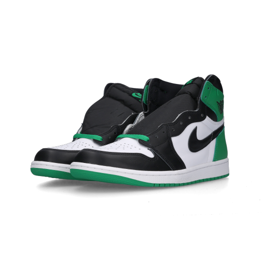 Jordan 1 Retro High OG Black and Lucky Green