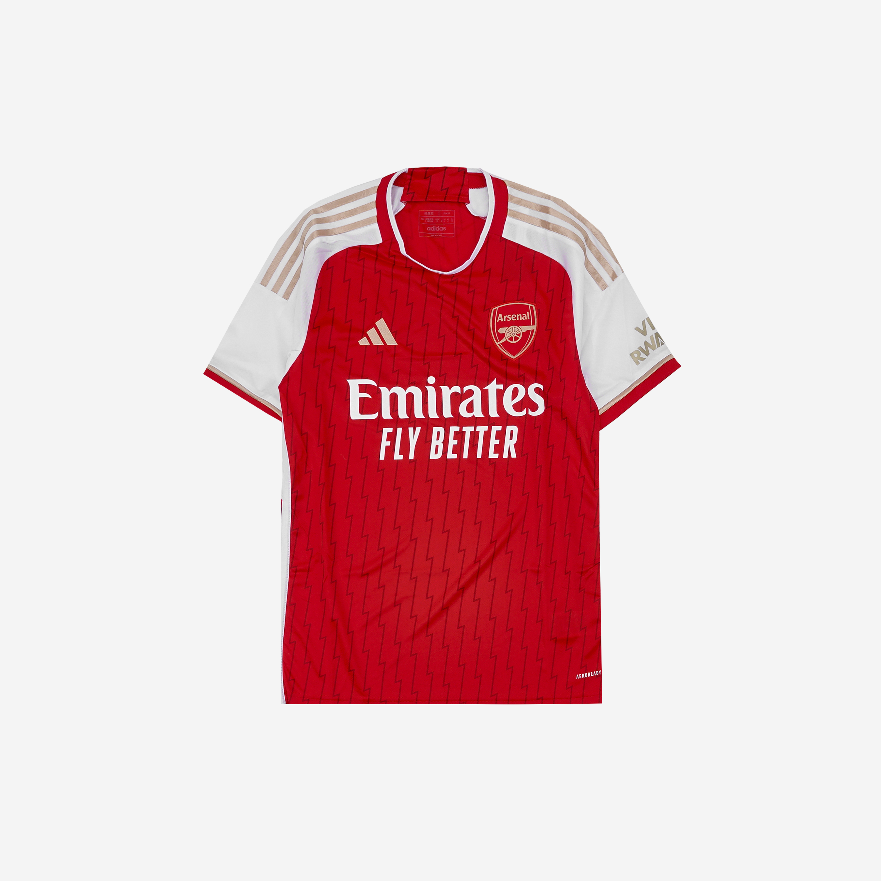 Adidas Arsenal 2023/24 Home Jersey Better Scarlet White - KR Sizing (Non Marking Ver.)