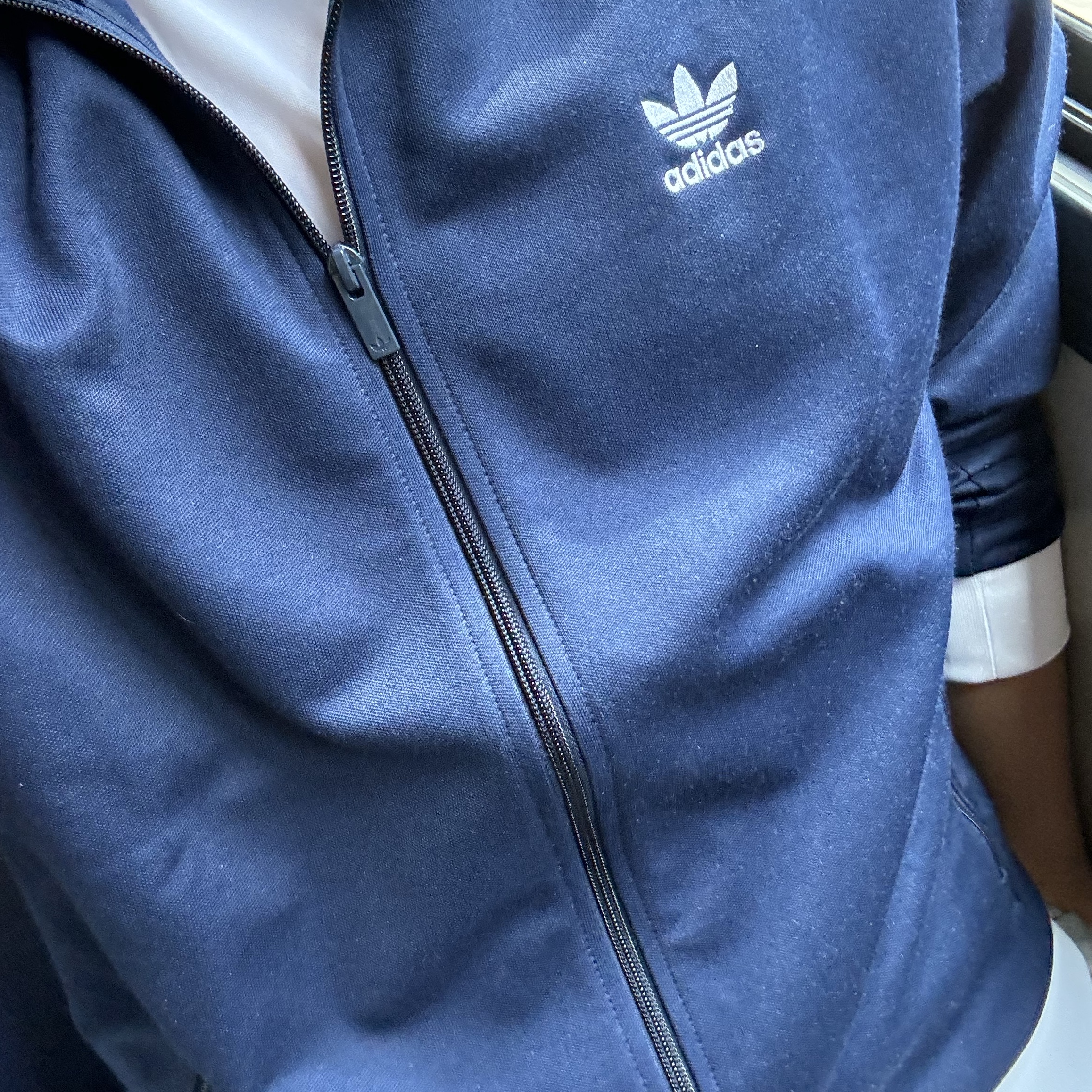 Adidas Adicolor Classic Beckenbauer Track Top Night Indigo - KR Sizing 착용 스타일