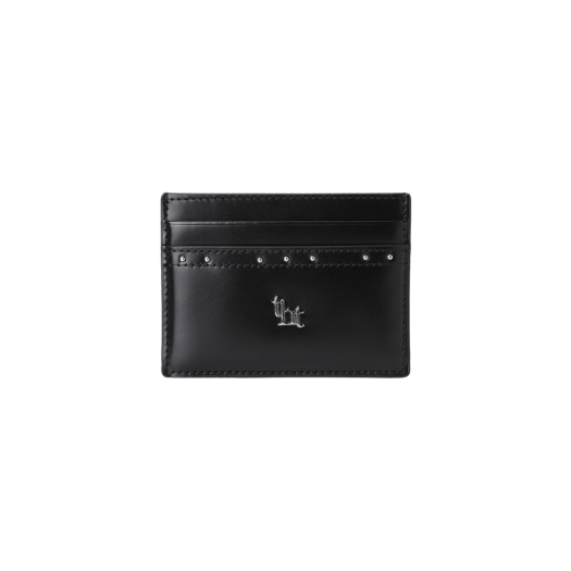 ★Numbering #1050 Cracked Leather Card Holder 넘버링 #1050 크랙 레더 카드 홀더 블랙/실버 | NUMBERING | KREAM