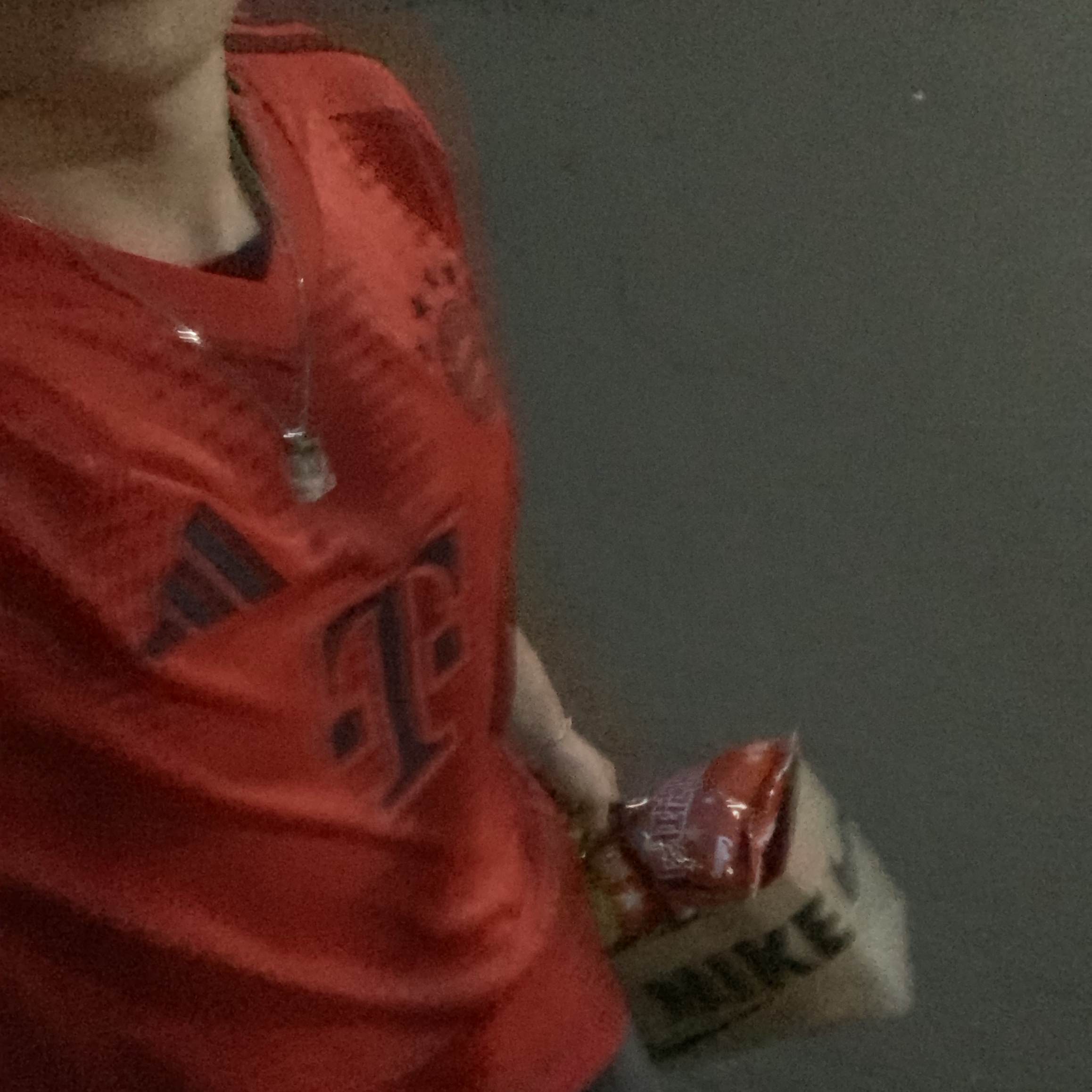 Adidas Bayern Munchen 2024/25 Home Jersey Red - KR Sizing (Non Marking Ver.) 착용 스타일