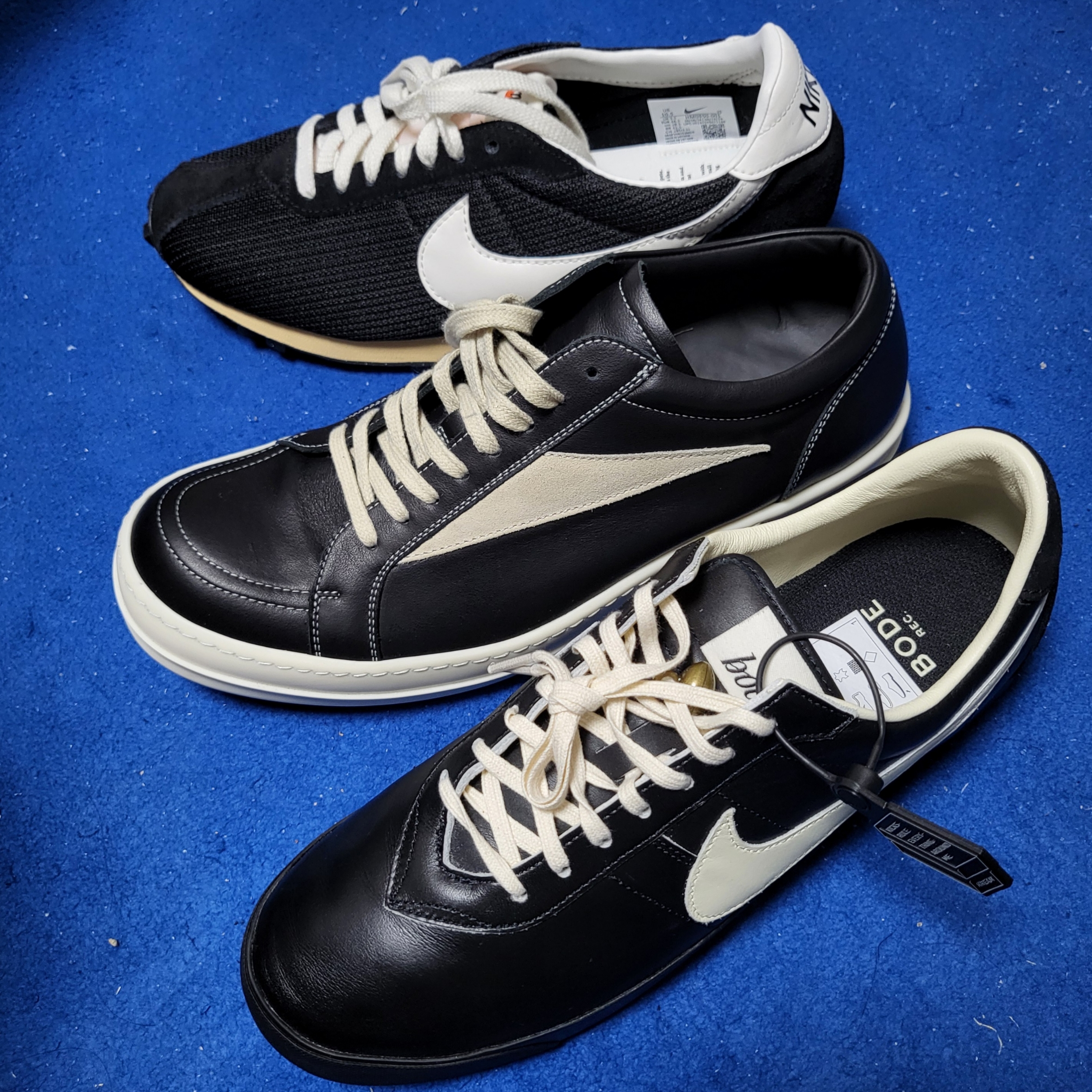 Nike x Bode Astrograbber SP Black and Coconut Milk, Nike LD-1000 SP Black and Sail 착용 스타일 - 2