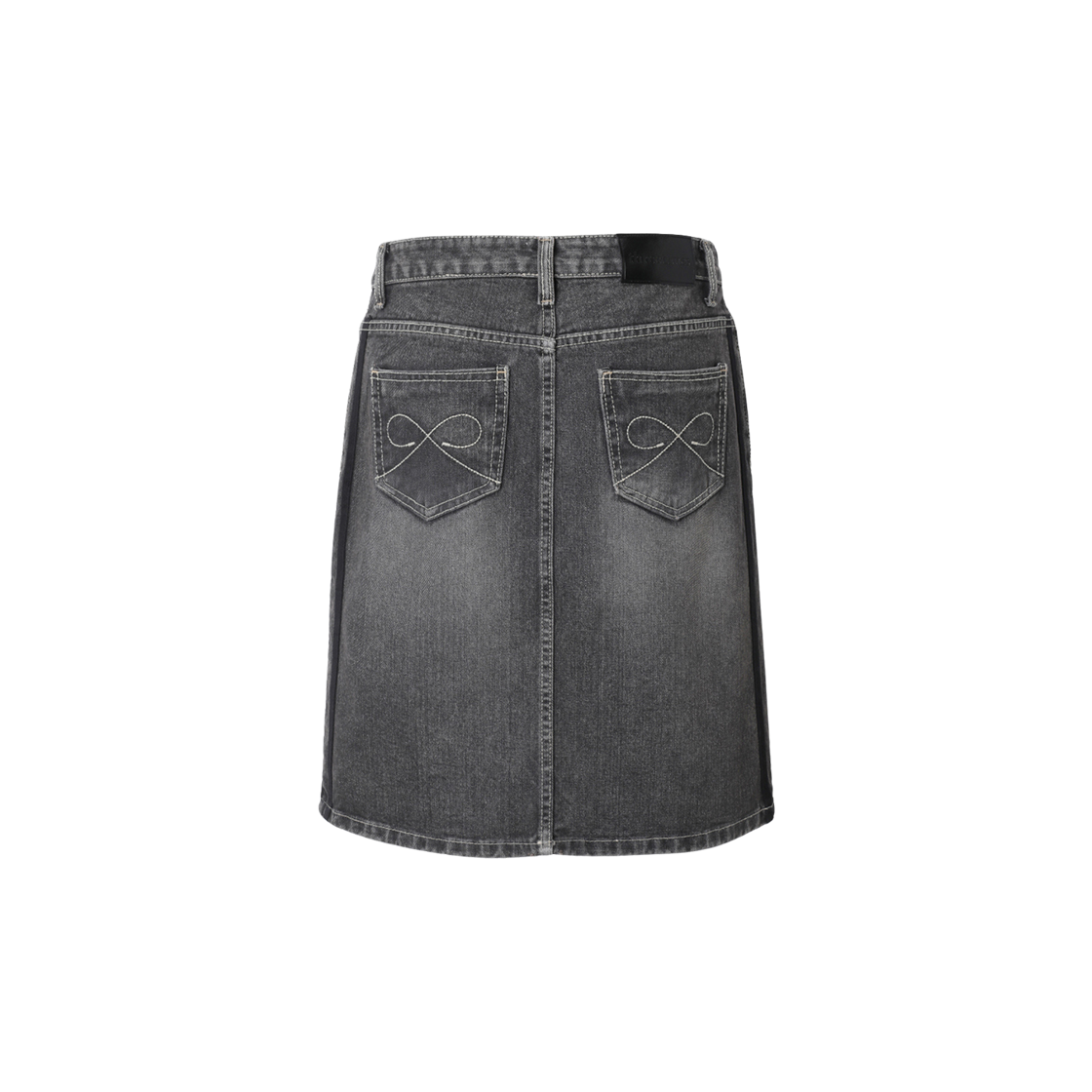 ☆韓国の人気☆【THREETIMES】☆Bow denim skir.t☆ threetimes] Athletic flared skirt charcoal 正規品 韓国