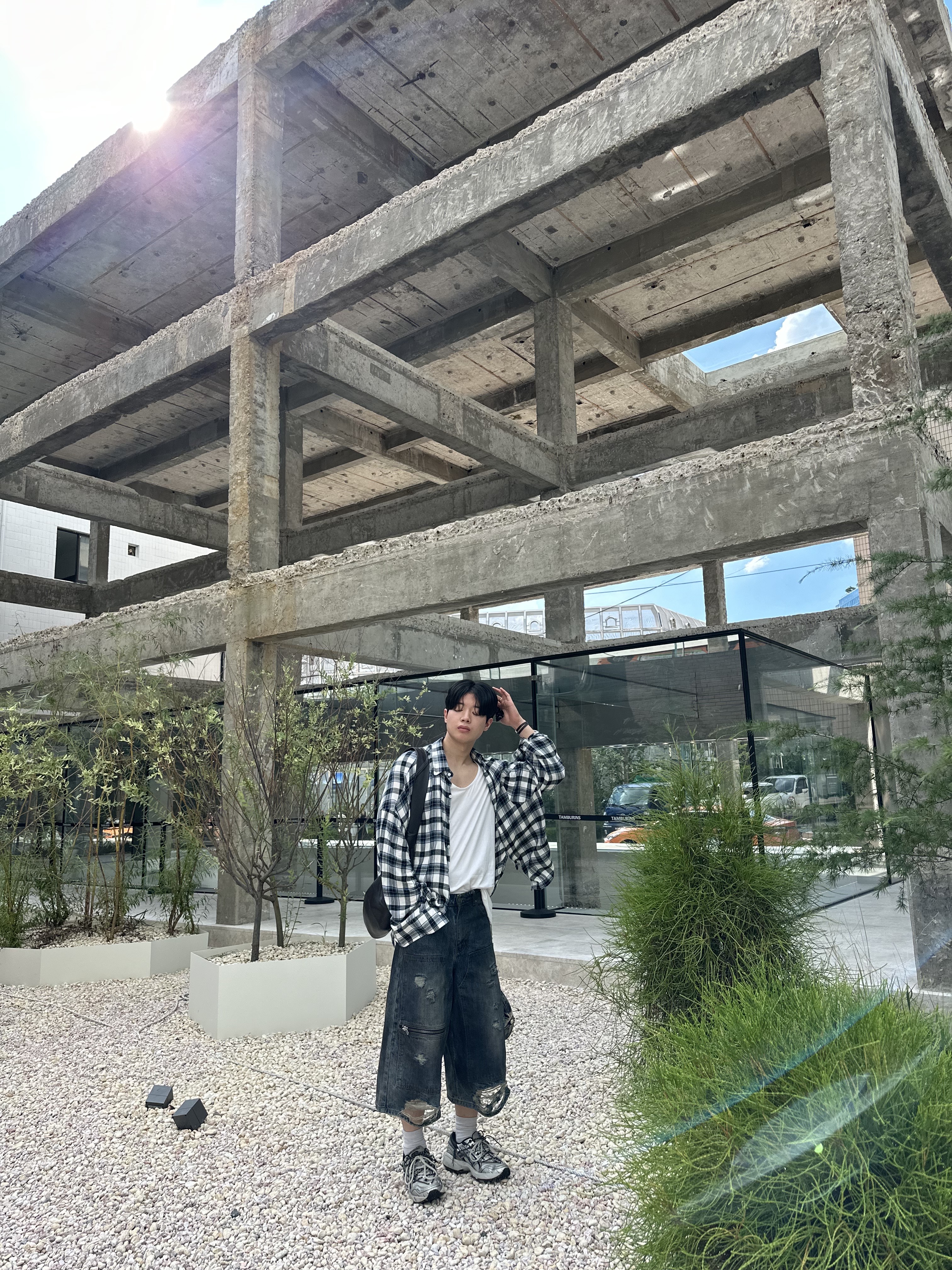 Asics x Andersson Bell Gel-1090 Glacier Grey Silver, Diesel C-Seymon Treated Denim Baseball Cap Blue White ์ฐฉ์ฉ ์คํ์ผ - 1