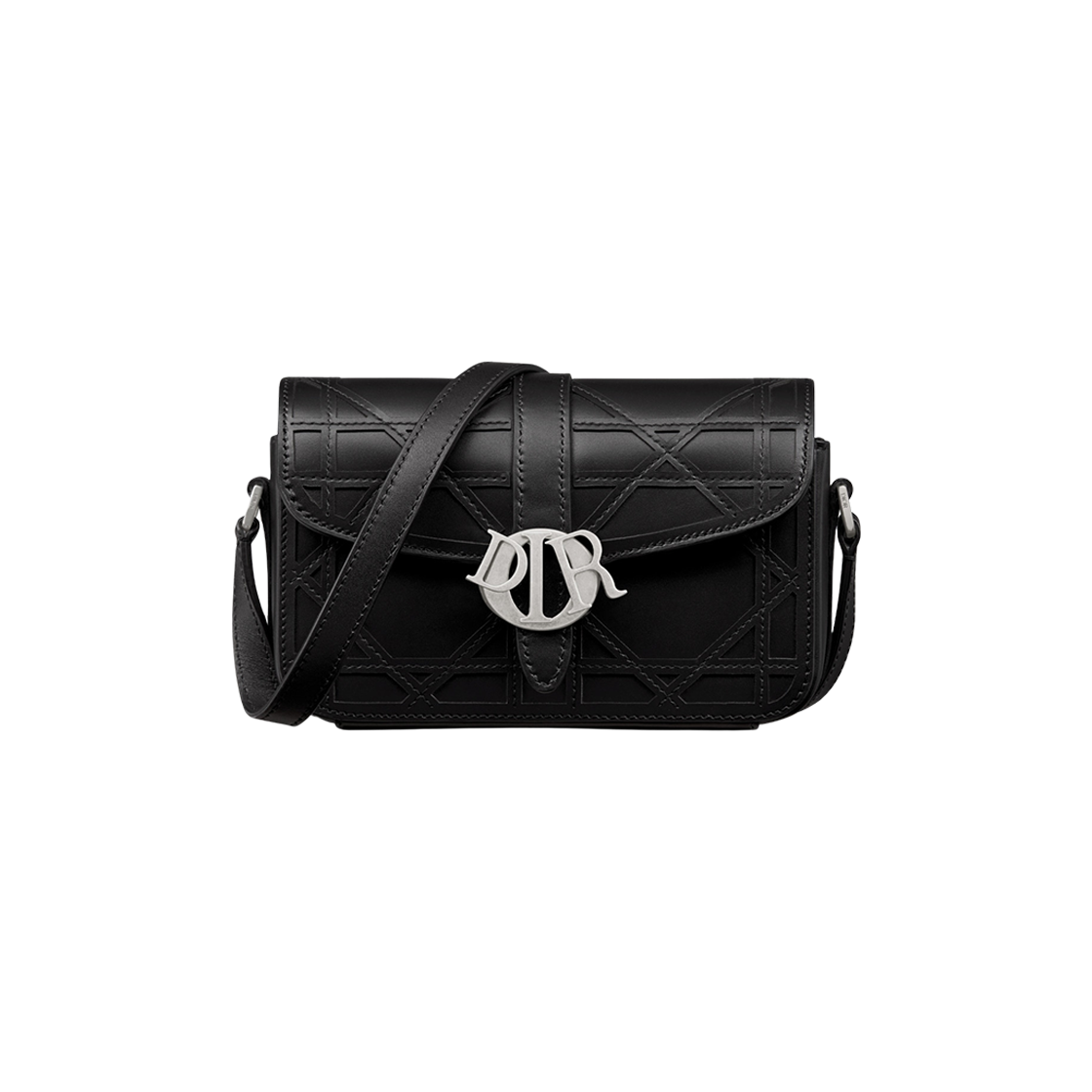 Dior Mini Dior Charm Bag Black Cosmo Leather 상세 이미지 1