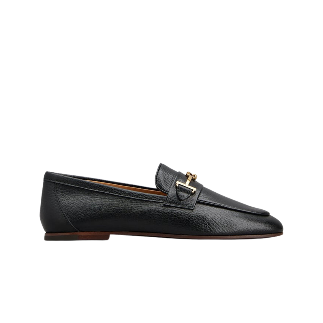 (W) Tod's Leather Loafers Black 상세 이미지 1