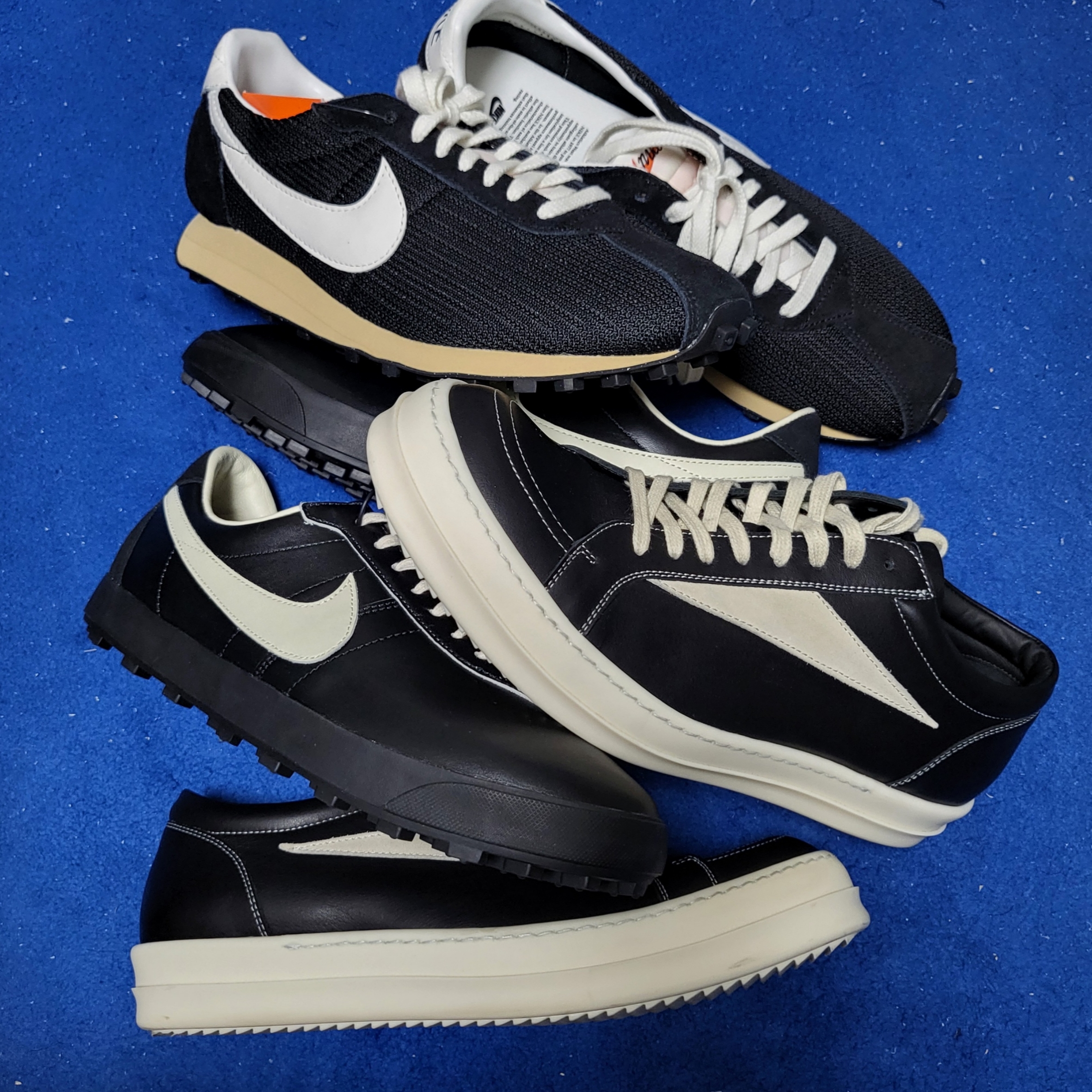 Nike x Bode Astrograbber SP Black and Coconut Milk, Nike LD-1000 SP Black and Sail 착용 스타일 - 1