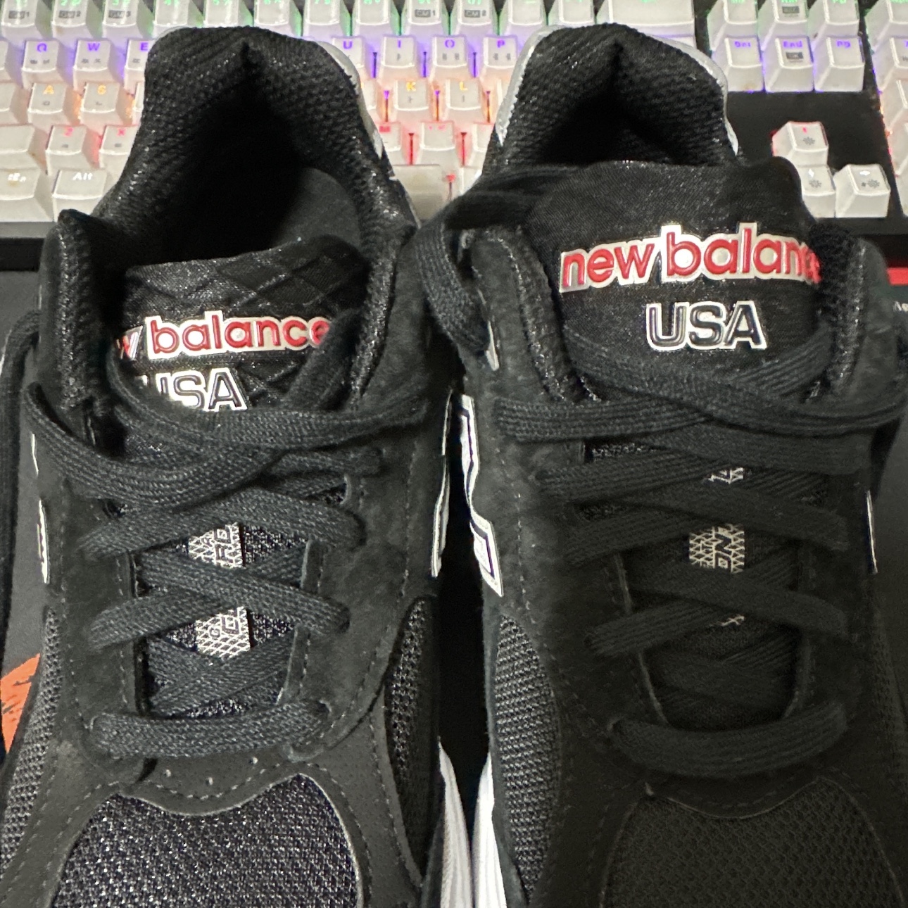 New Balance 990v3 Made in USA Black - D Standard 착용 스타일