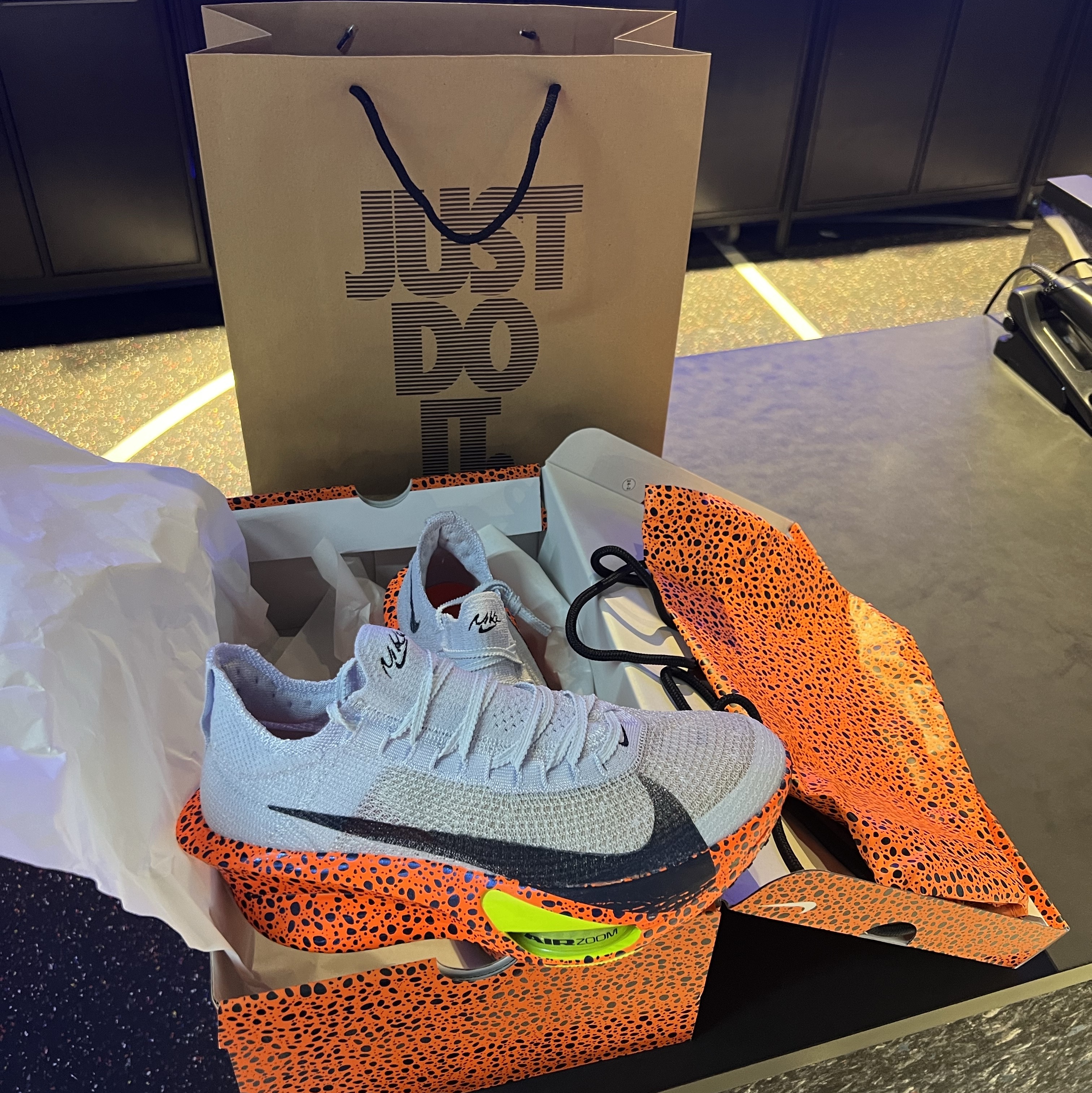 Nike Air Zoom Alphafly Next% 3 Olympic Safari 착용 스타일 - 1