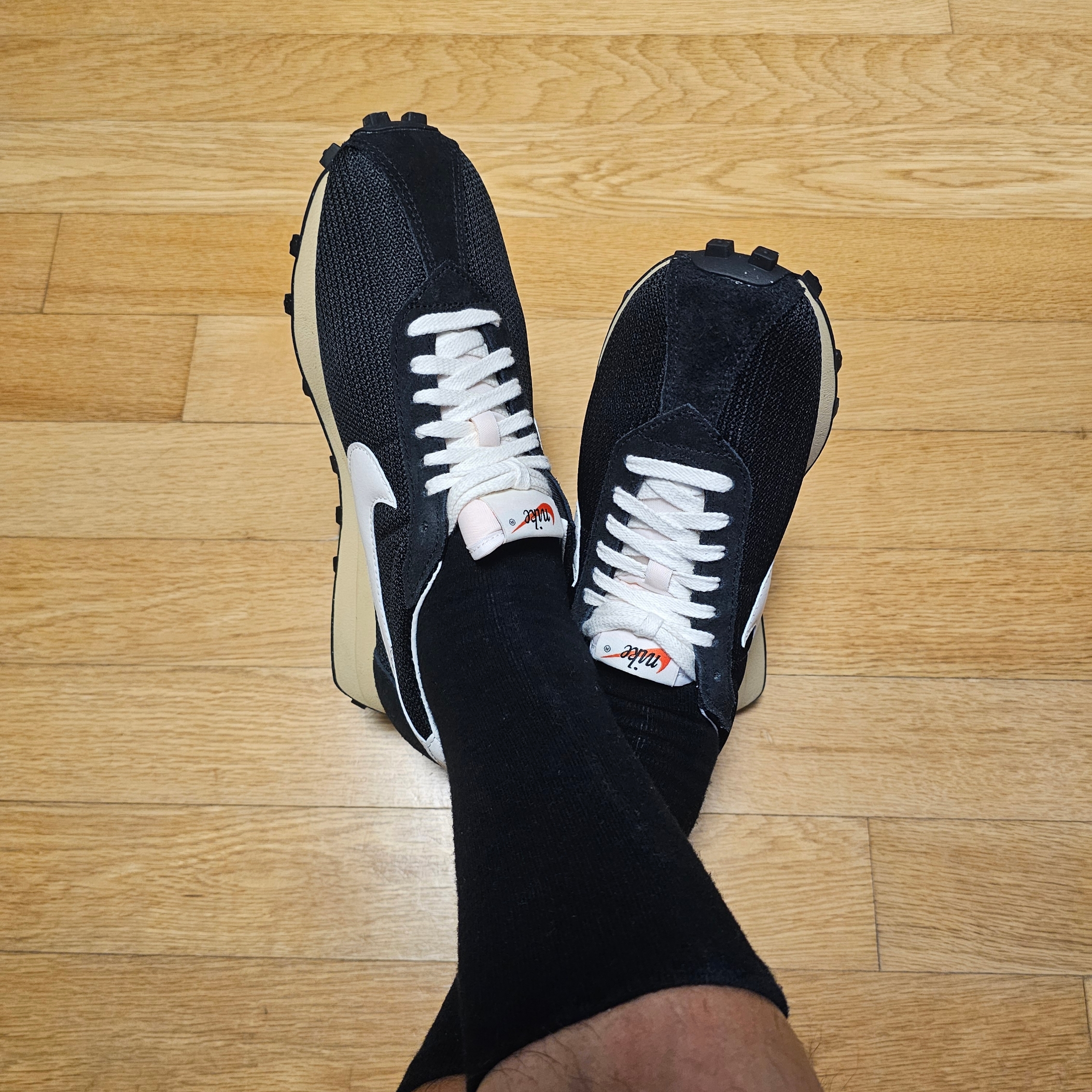 Nike x Bode Astrograbber SP Black and Coconut Milk, Nike LD-1000 SP Black and Sail 착용 스타일 - 6