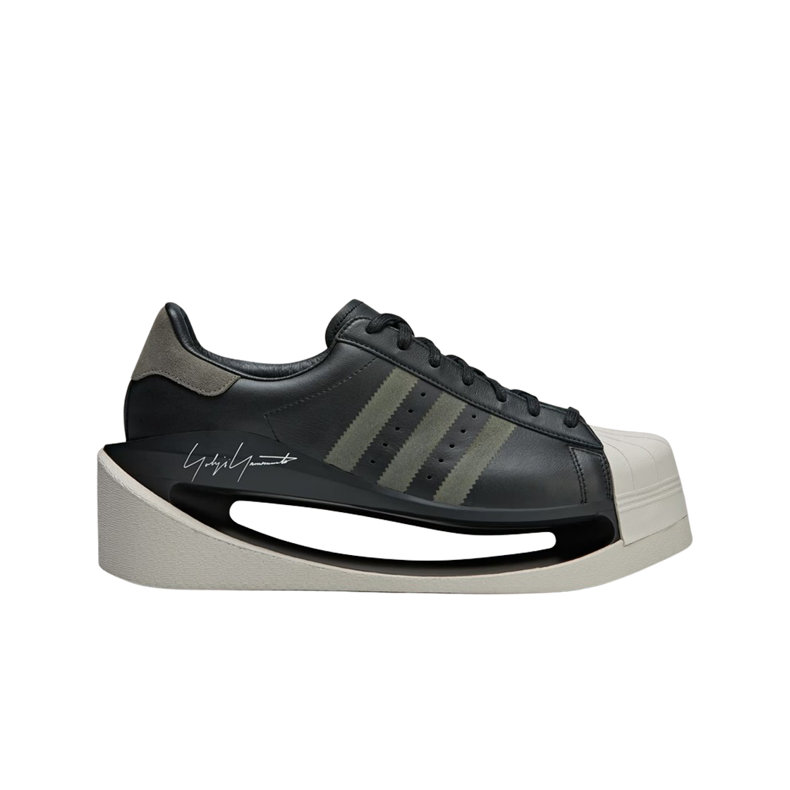 スニーカー Y-3 | GENDO SUPERSTAR OFF WHITE/BLACK/EASY YELLOW IG2936 Y 3 Gendo Superstar 'Off White Black' - Adidas - IG2936