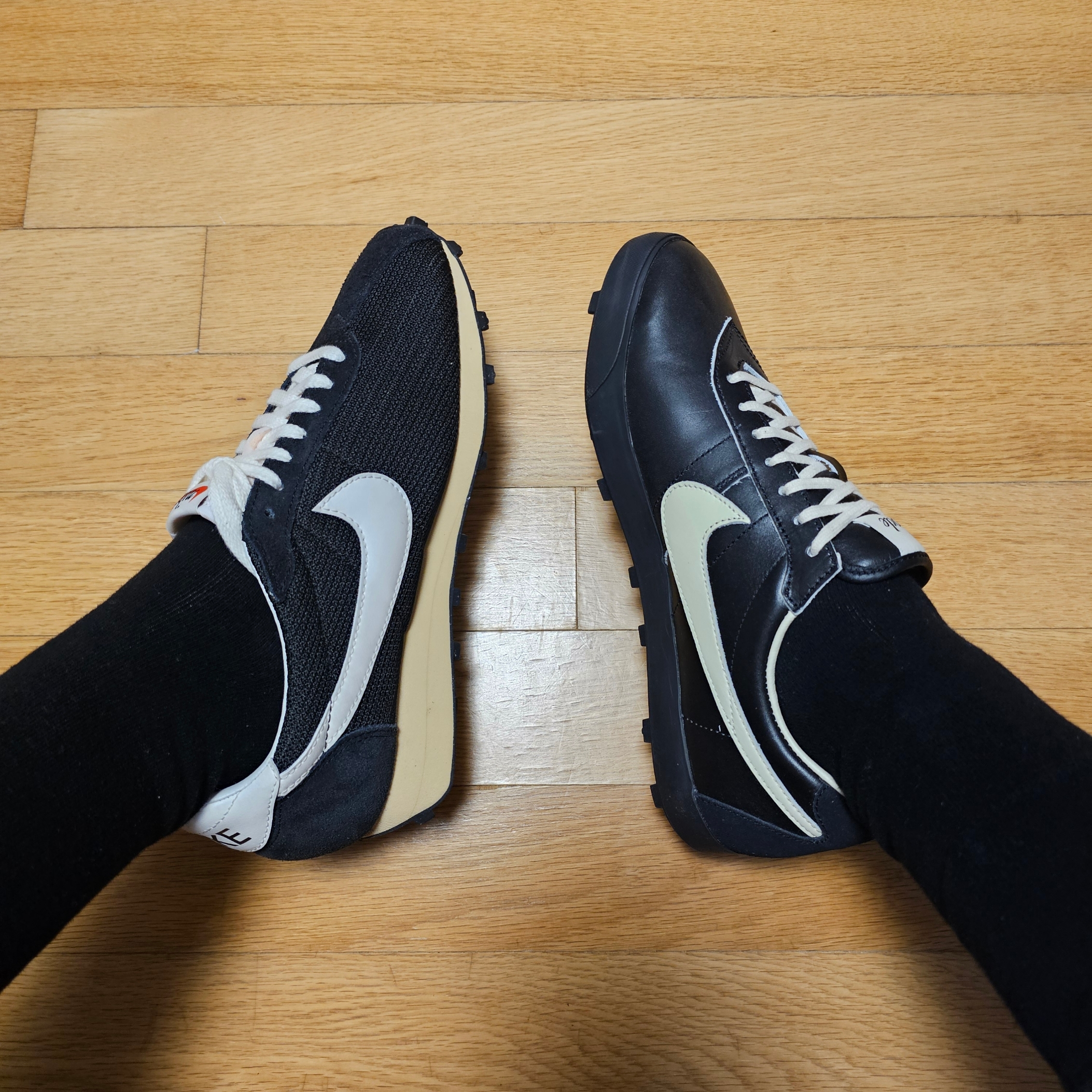 Nike x Bode Astrograbber SP Black and Coconut Milk, Nike LD-1000 SP Black and Sail 착용 스타일 - 2