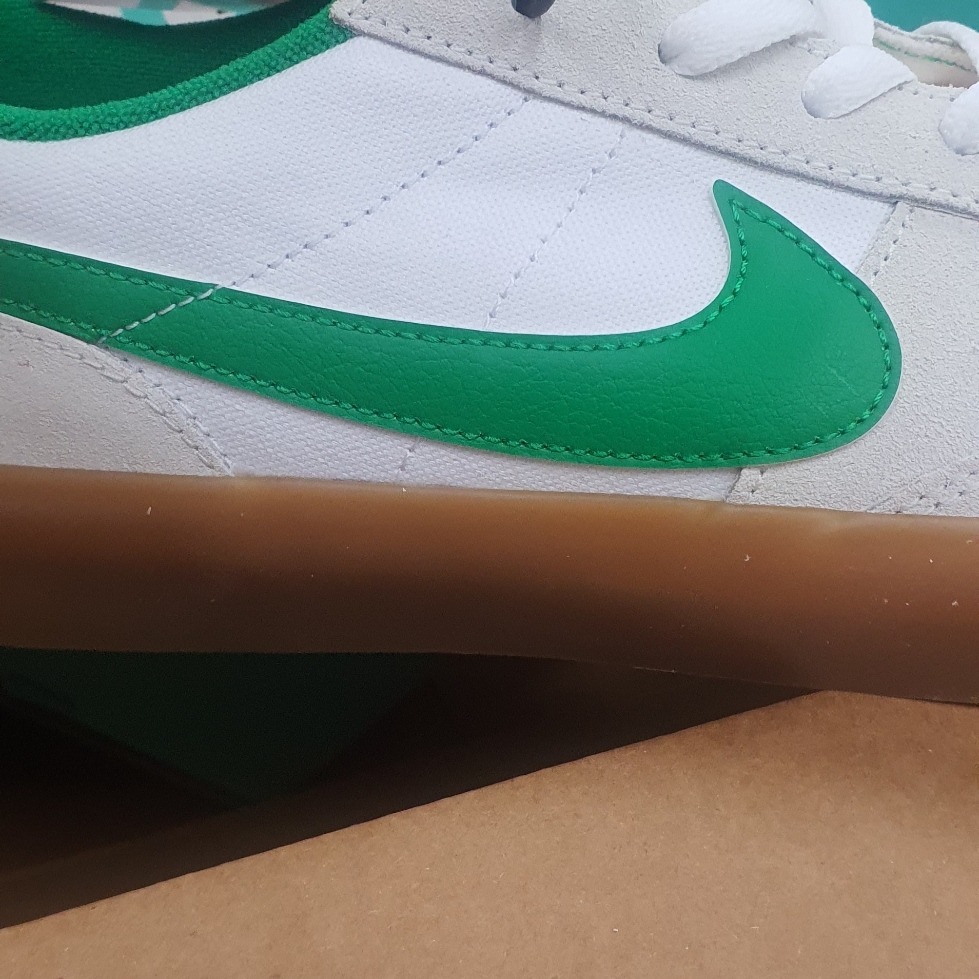 Nike SB Heritage Vulc Summit White Lucky Green 착용 스타일 - 2