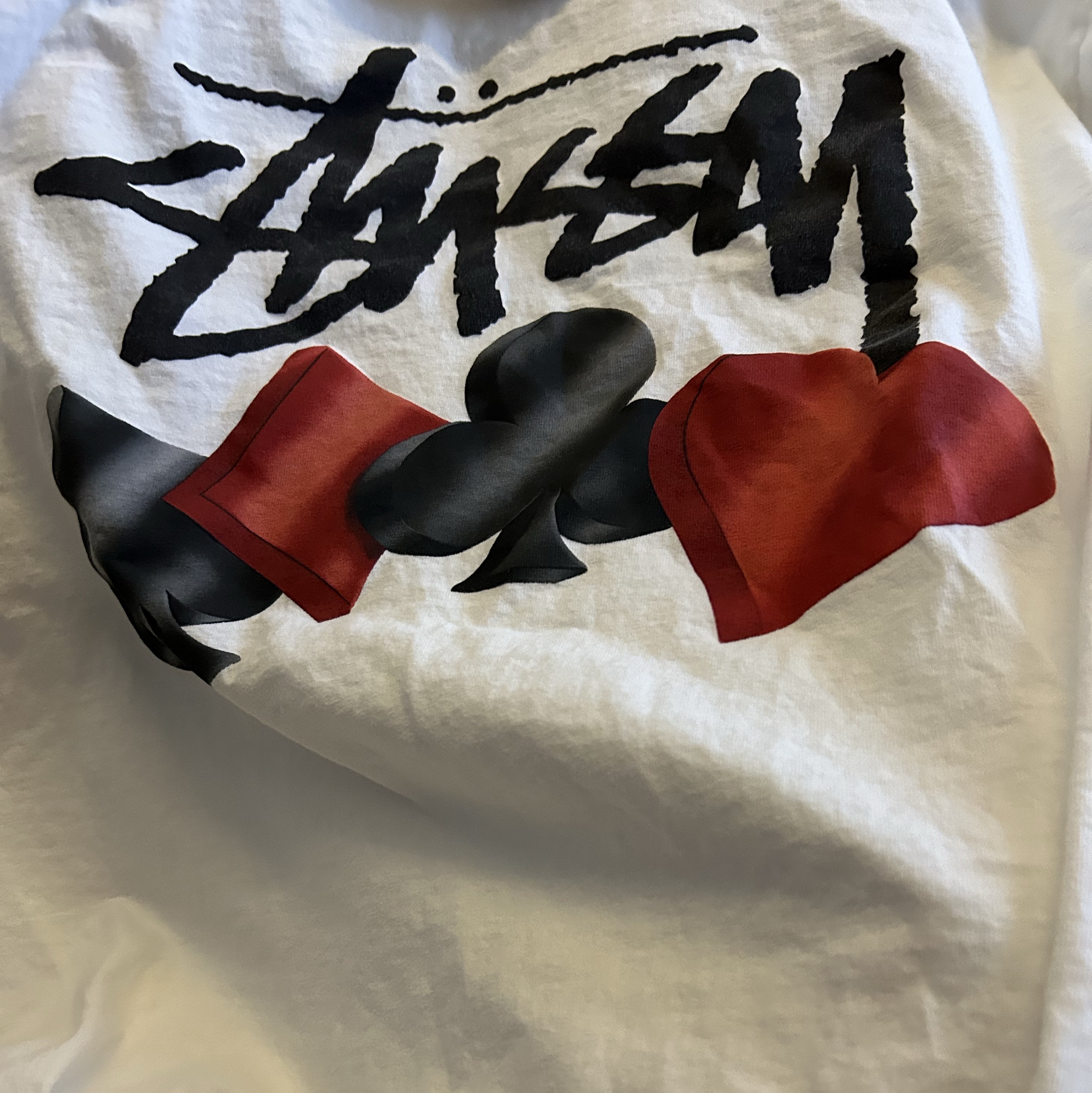 Stussy Suits T-Shirt White 착용 스타일