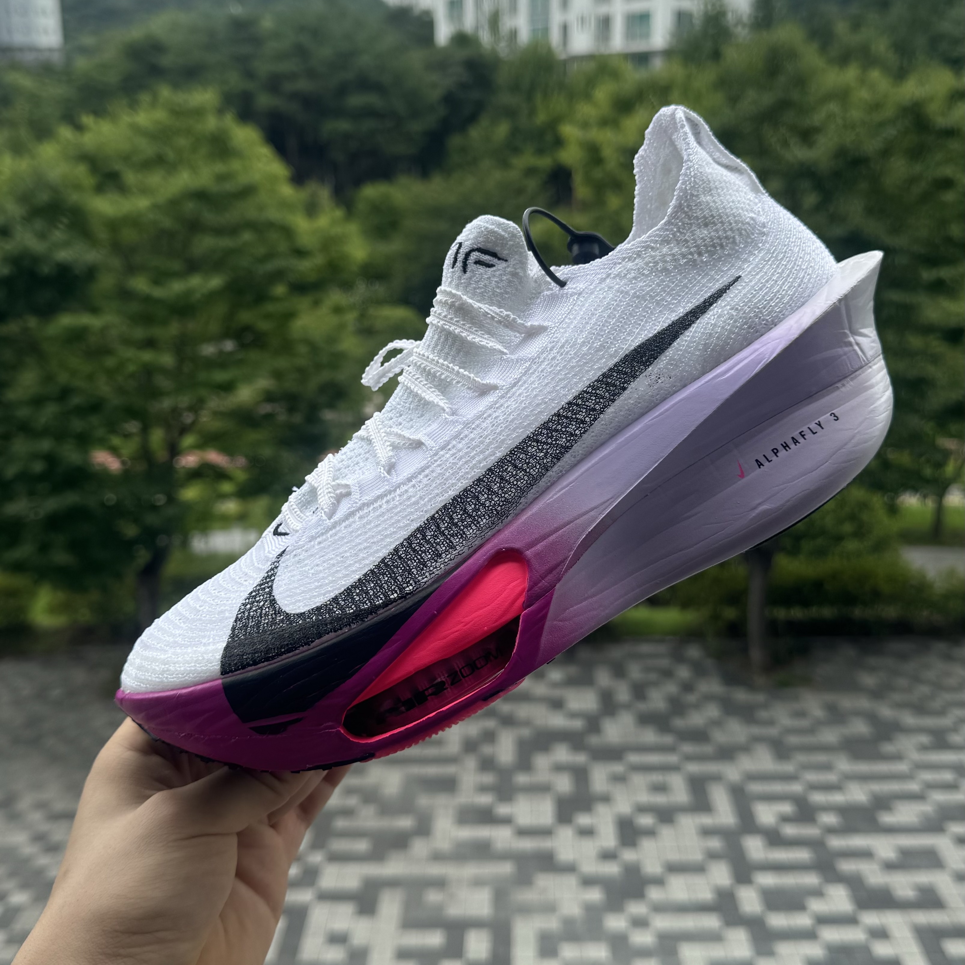 Nike Air Zoom Alphafly Next% 3 Hyper Pink 착용 스타일