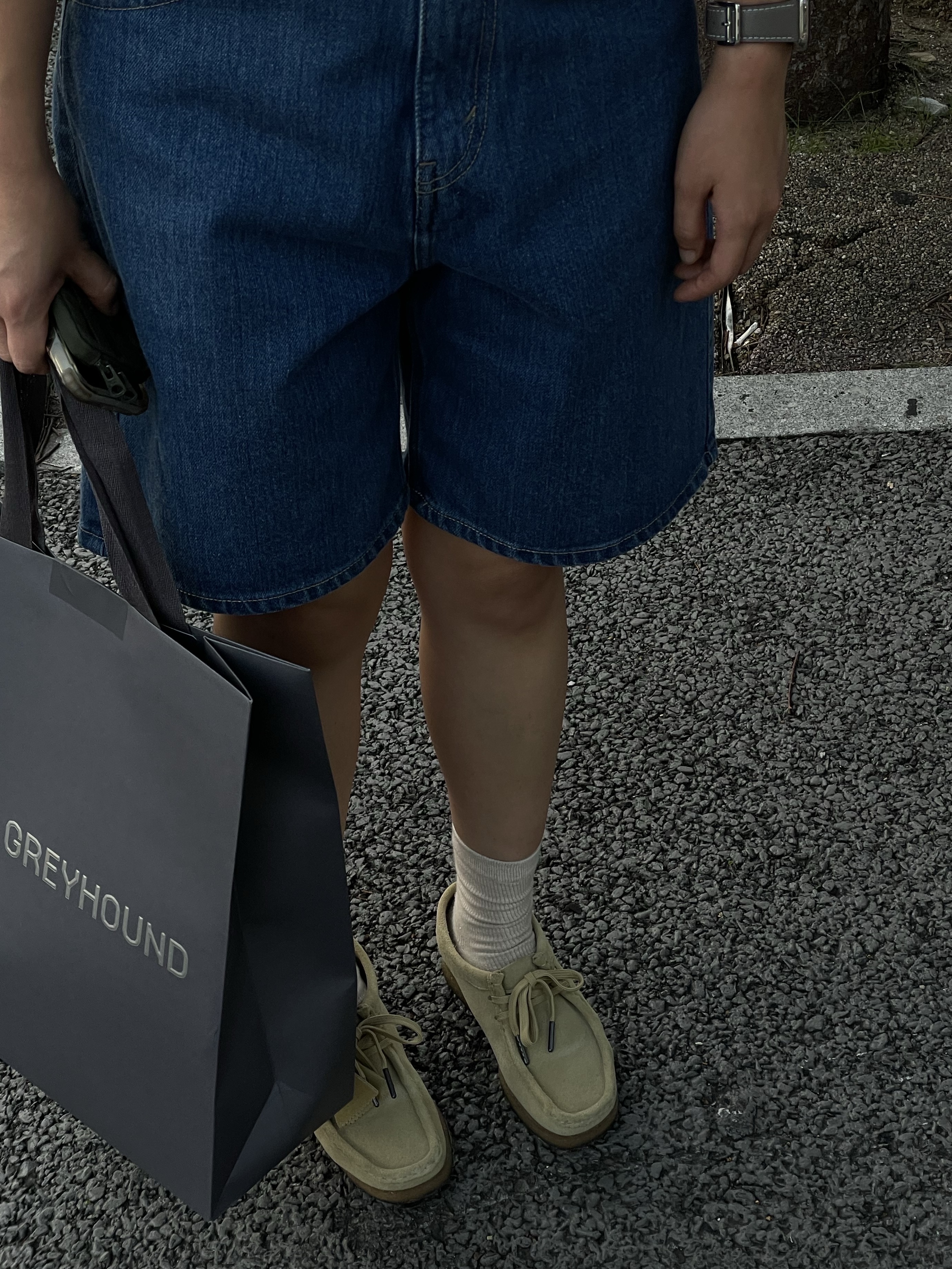 Clarks Wallabee Maple Suede 착용 스타일