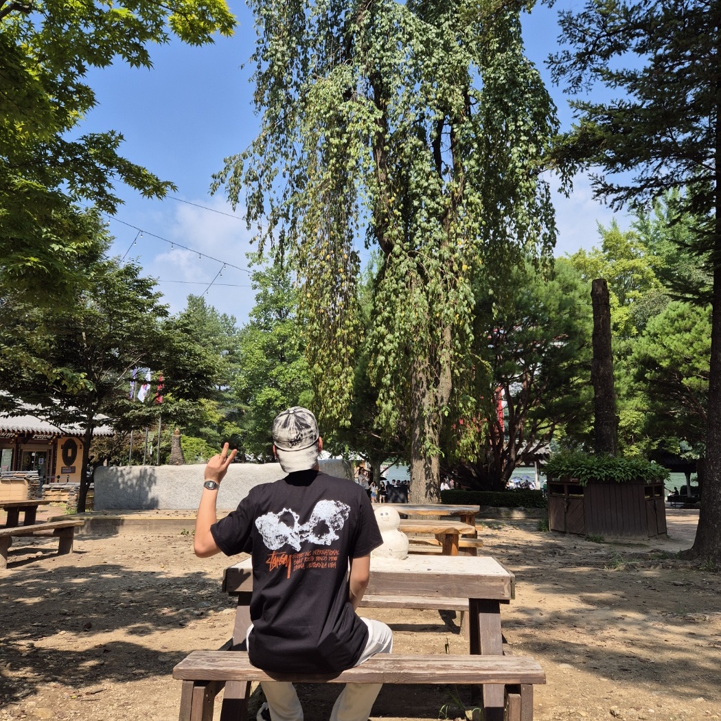 Stussy Shells T-Shirt Black 착용 스타일