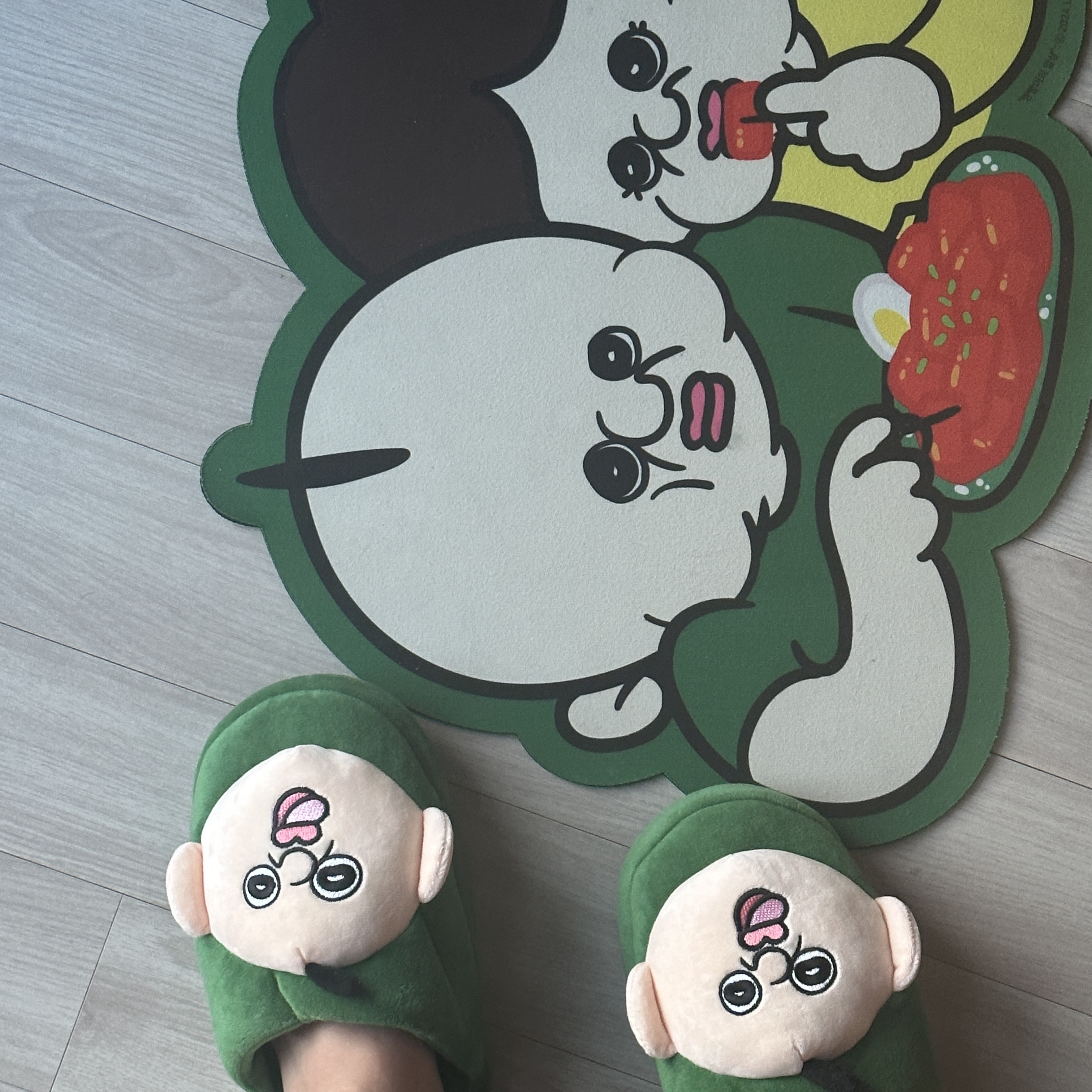 Bbangbbang Super Warm Slippers 착용 스타일