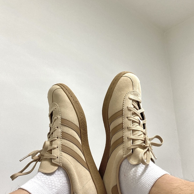 Adidas Stadt Magic Beige 착용 스타일 - 1