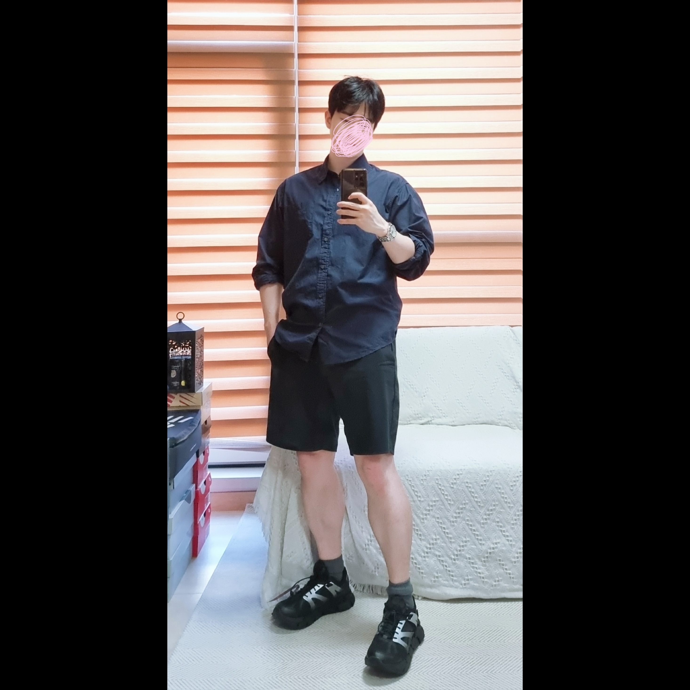 Reebok x Songzio Premier Floatzig Shadow Black 착용 스타일