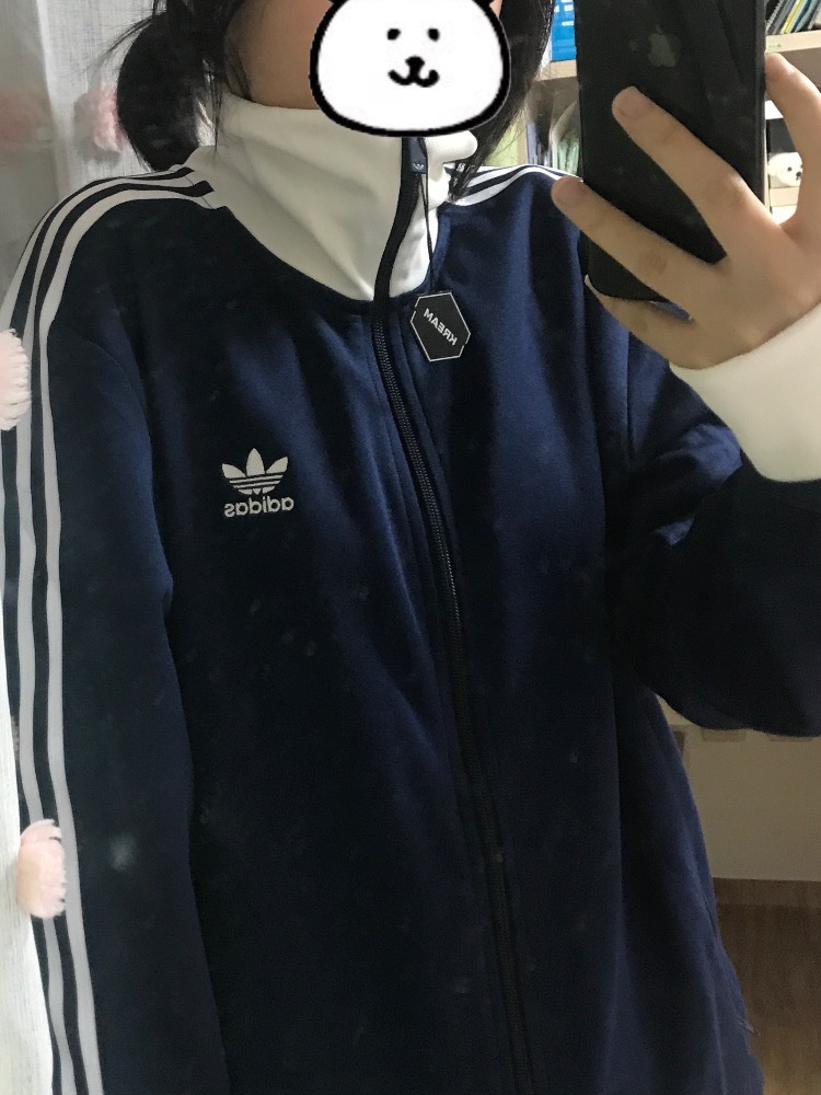 Adidas Adicolor Classic Beckenbauer Track Top Night Indigo - KR Sizing 착용 스타일