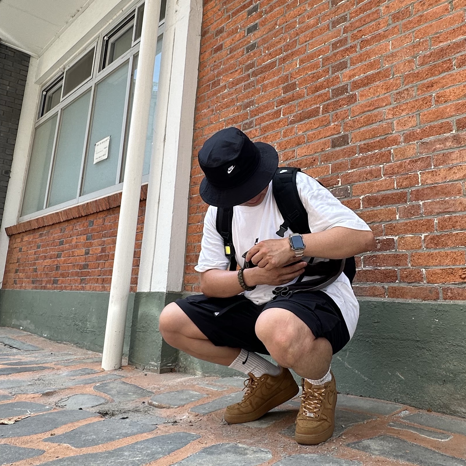 Nike ACG Smith Summit Cargo Pants Black Anthracite - Asia, Nike x Supreme Air Force 1 Low Flax 착용 스타일