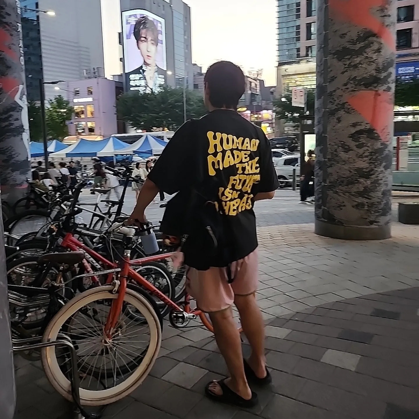 Human Made Graphic T-Shirt #1 3 Black, Oofos OOriginal Black 착용 스타일 - 3